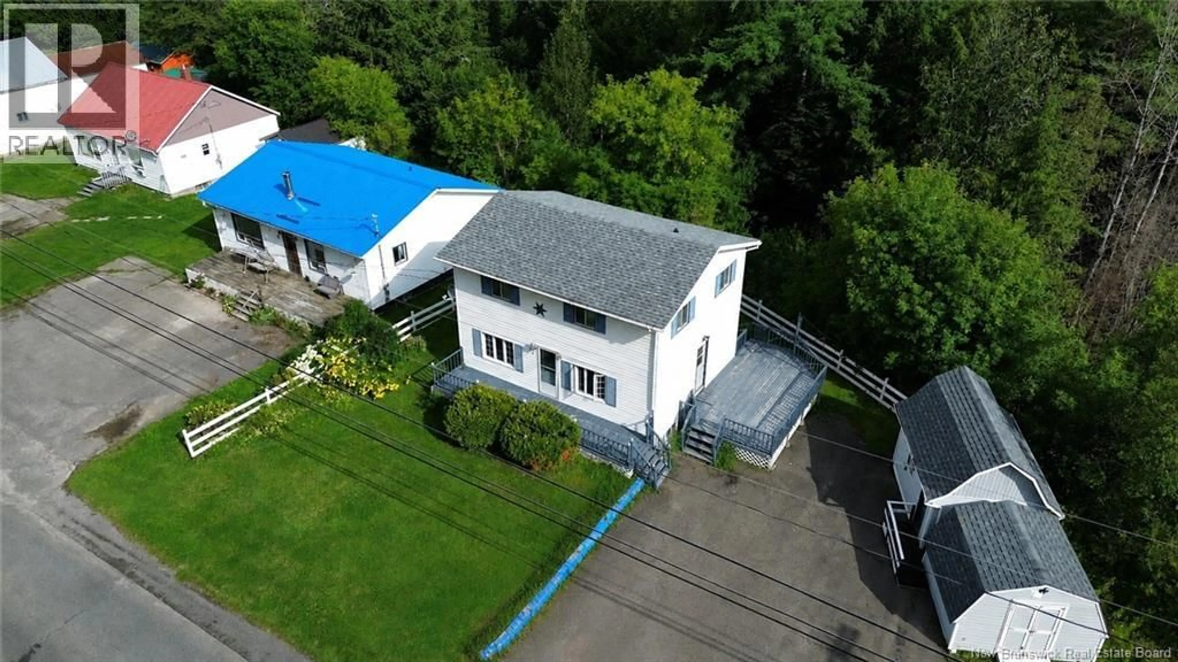 A pic from outside/outdoor area/front of a property/back of a property/a pic from drone, building for 83 GULCH ROAD, Perth-Andover New Brunswick E7H2E7