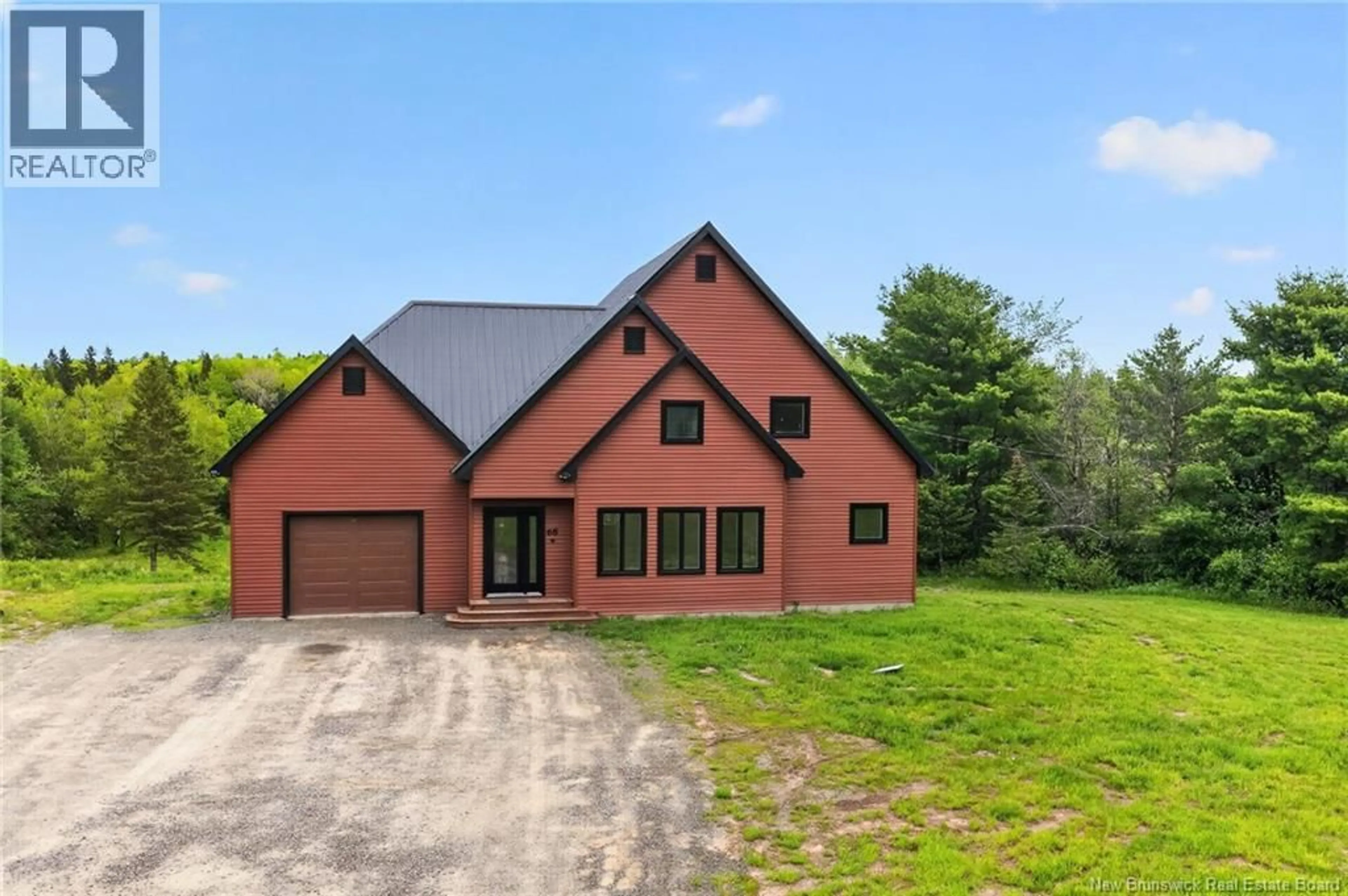 A pic from outside/outdoor area/front of a property/back of a property/a pic from drone, building for 68 COLLICUTT ROAD, The Glades New Brunswick E4J0E4