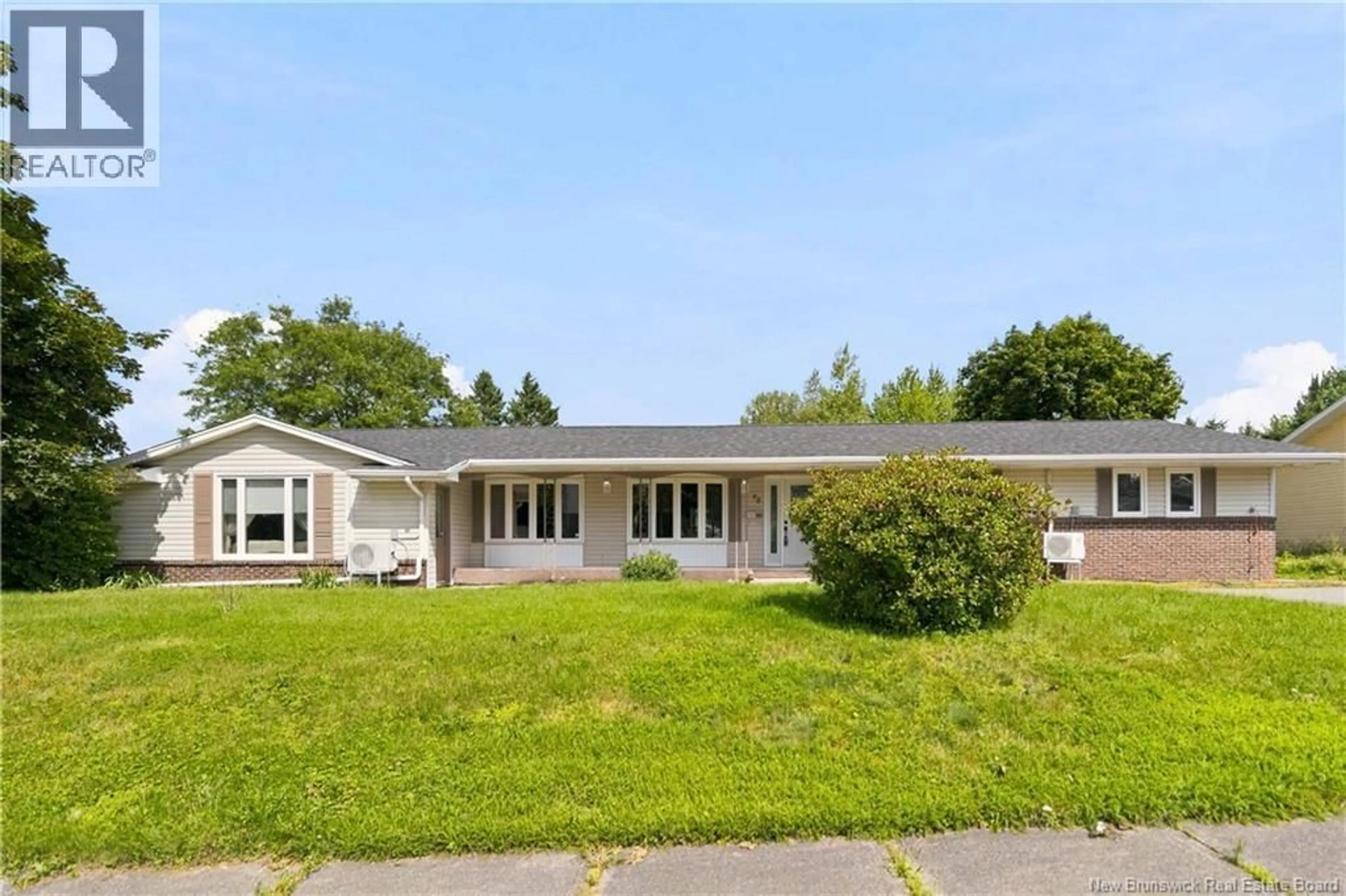 Home with vinyl exterior material, street for 98 FIRWOOD CRESCENT, Moncton New Brunswick E1A5X2