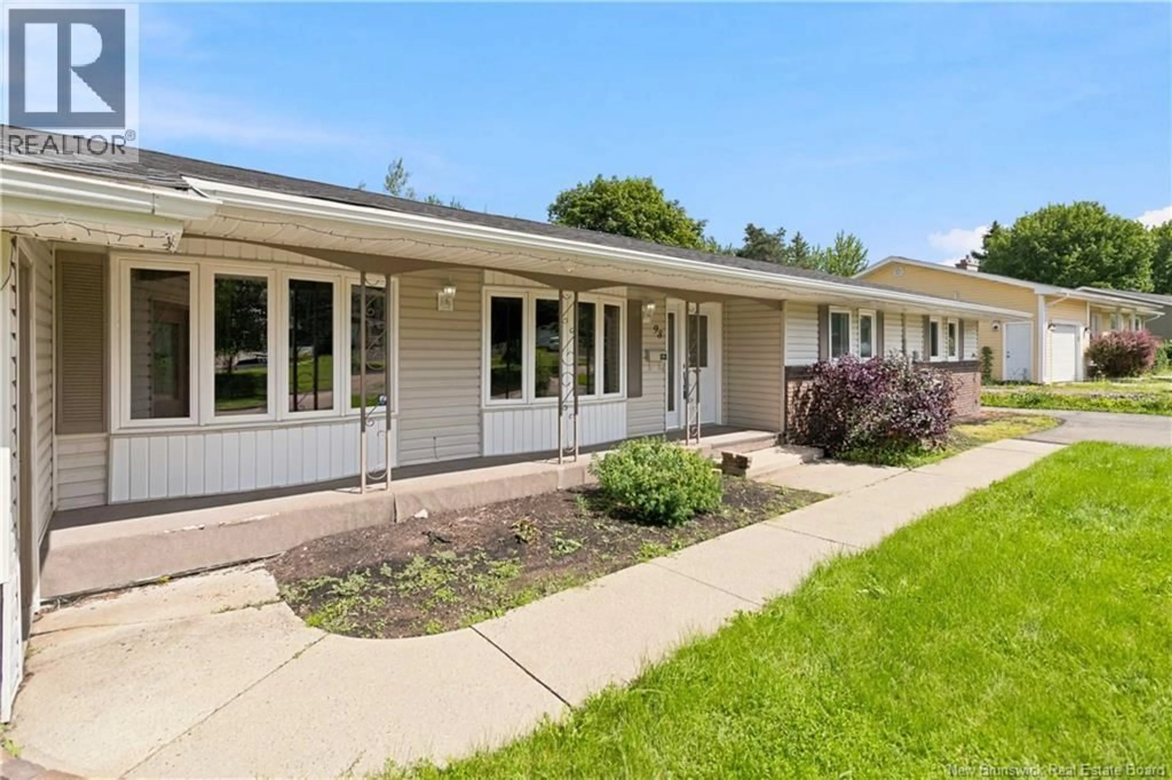 Home with vinyl exterior material, street for 98 FIRWOOD CRESCENT, Moncton New Brunswick E1A5X2