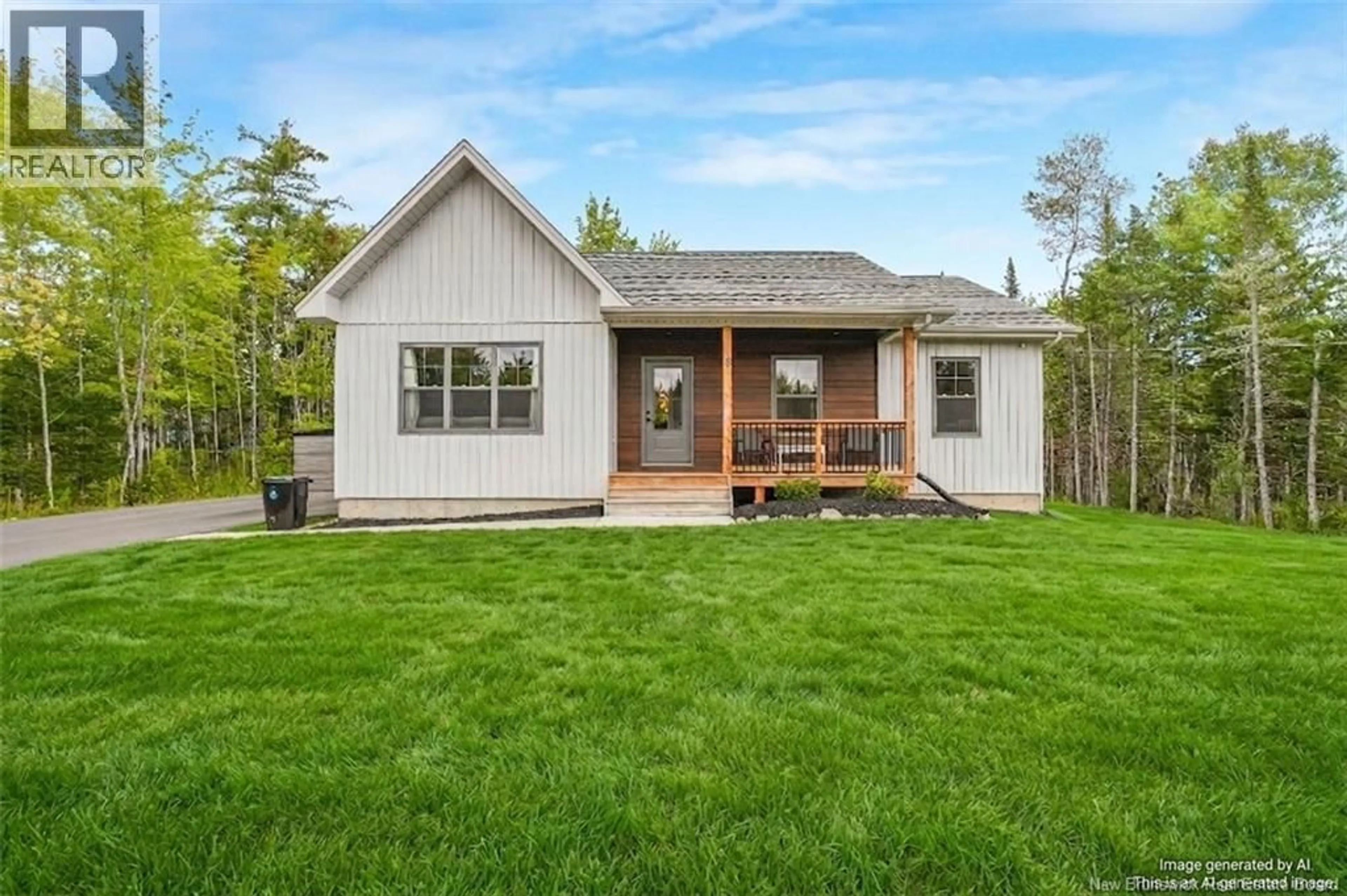 Home with vinyl exterior material, street for 9 WAYLON COURT, Rusagonis New Brunswick E3B8Z6