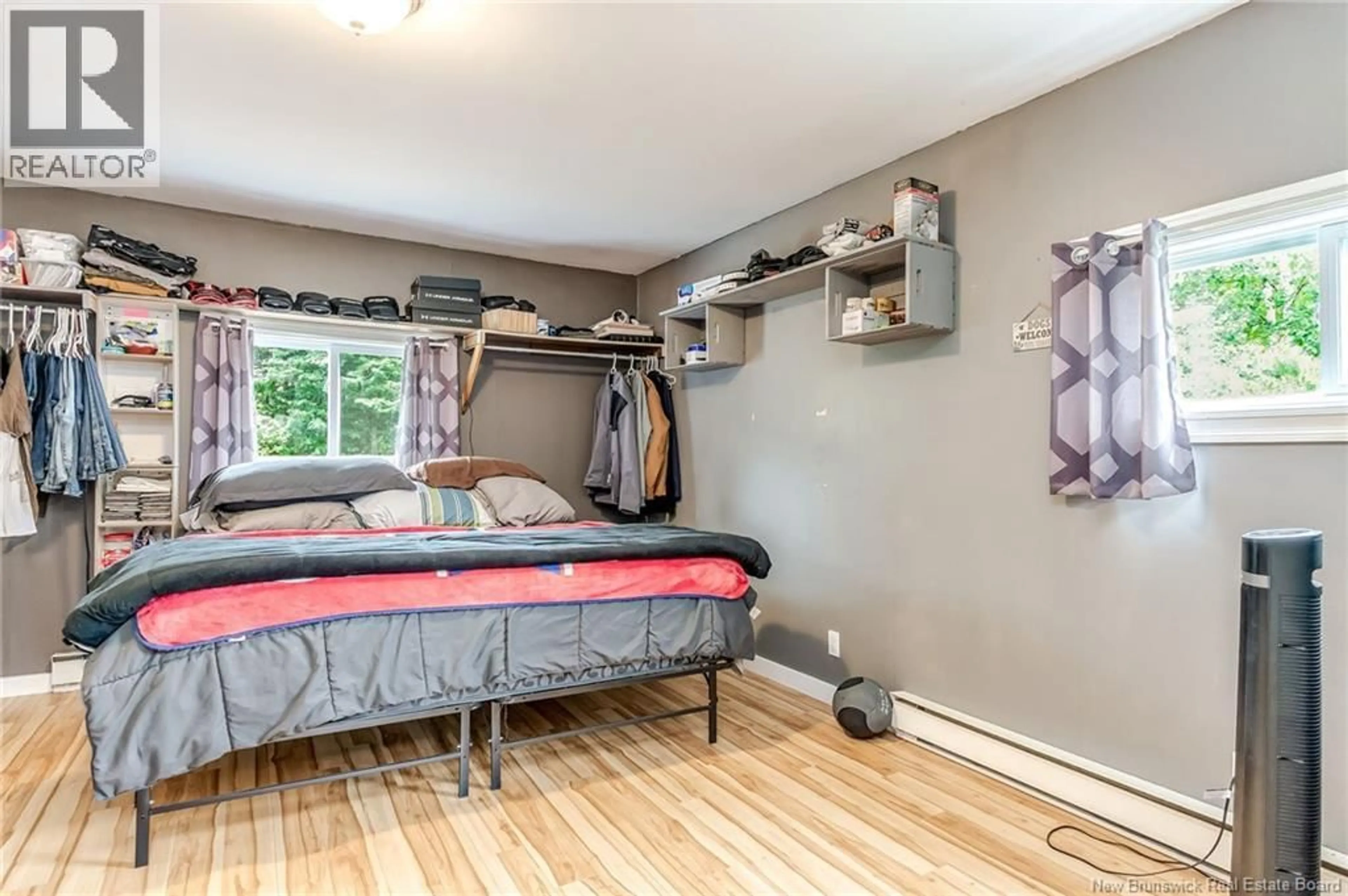 Bedroom with bed, wood/laminate floor for 40 CHARLES STREET, Saint John New Brunswick E2J3P7