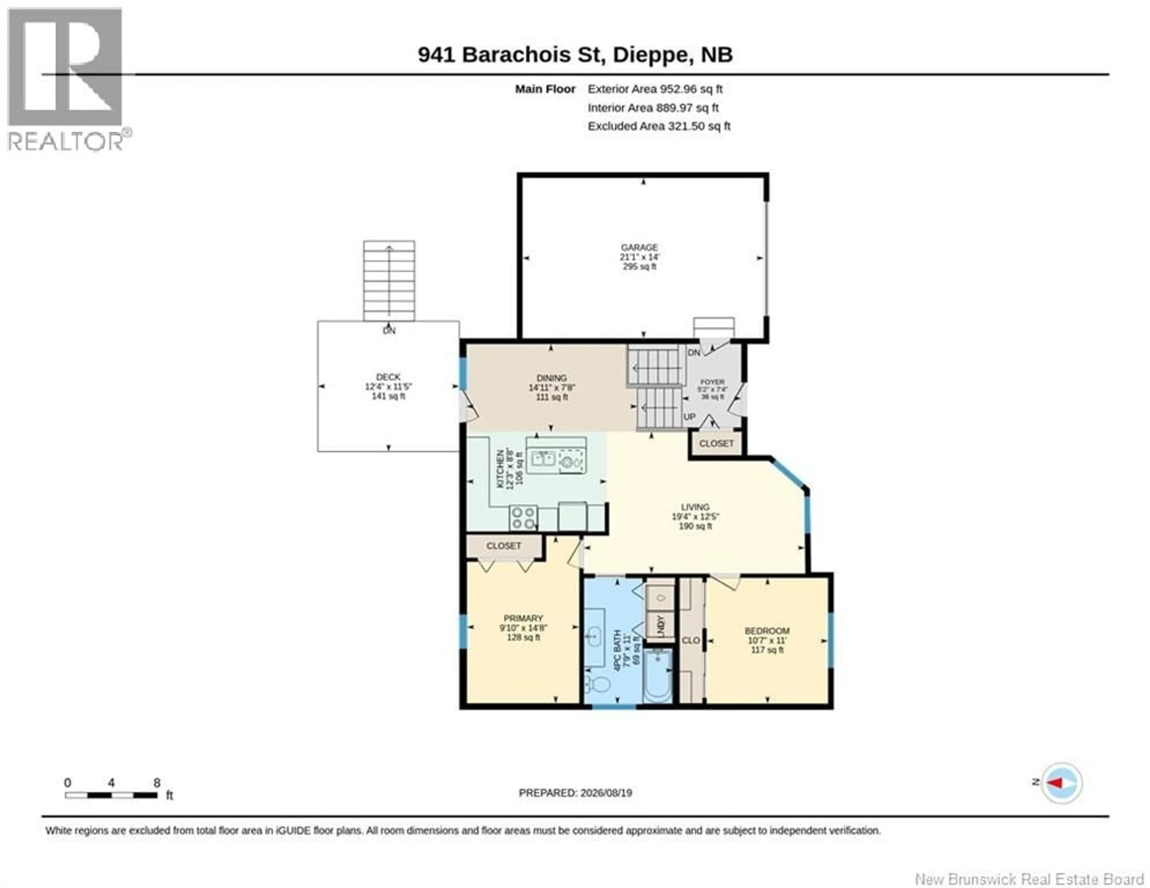 Floor plan for 941 BARACHOIS, Dieppe New Brunswick E1A6X5