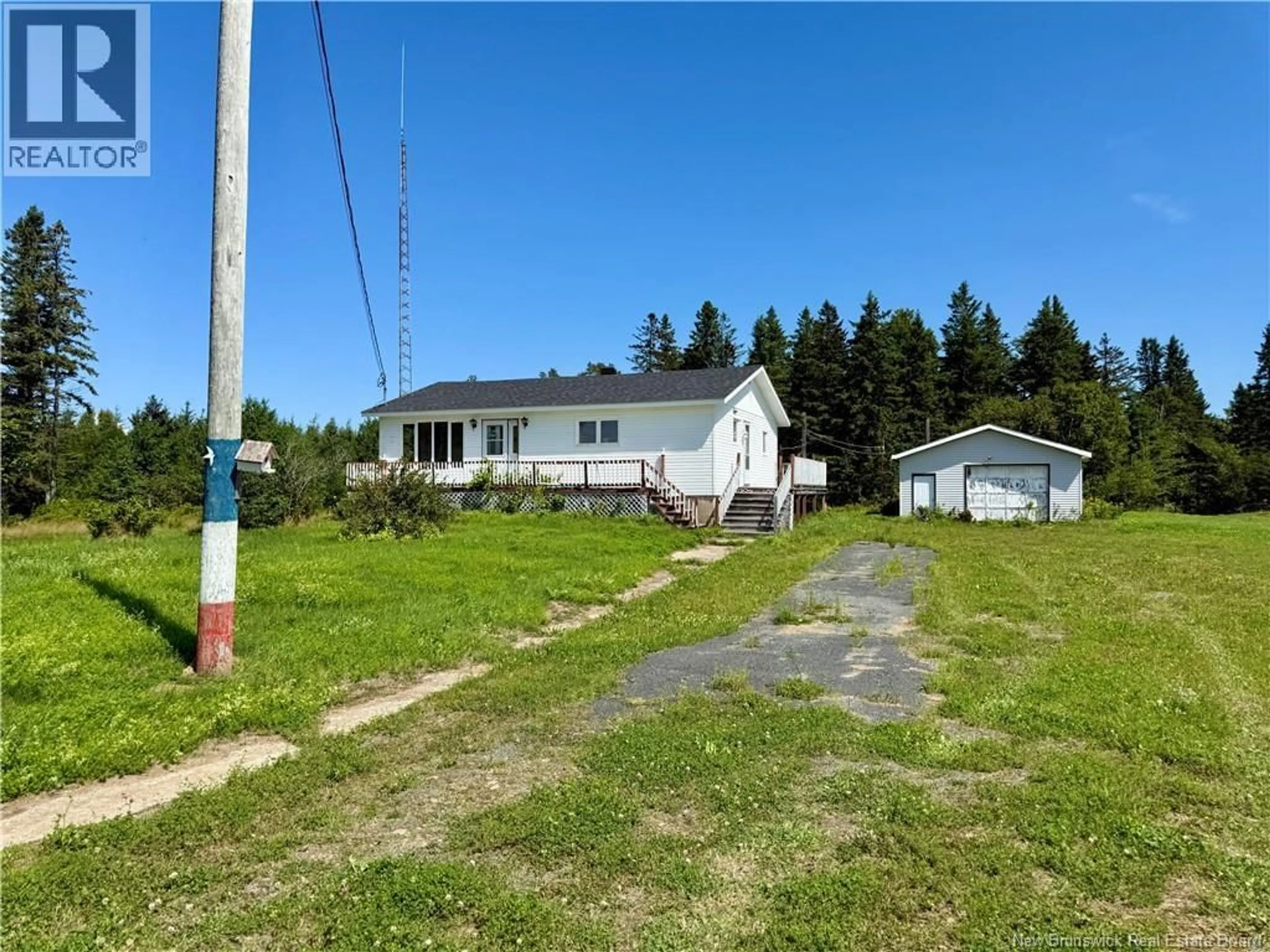 A pic from outside/outdoor area/front of a property/back of a property/a pic from drone, street for 3109 RUE MORAIS, Bas-Caraquet New Brunswick E1W6A5