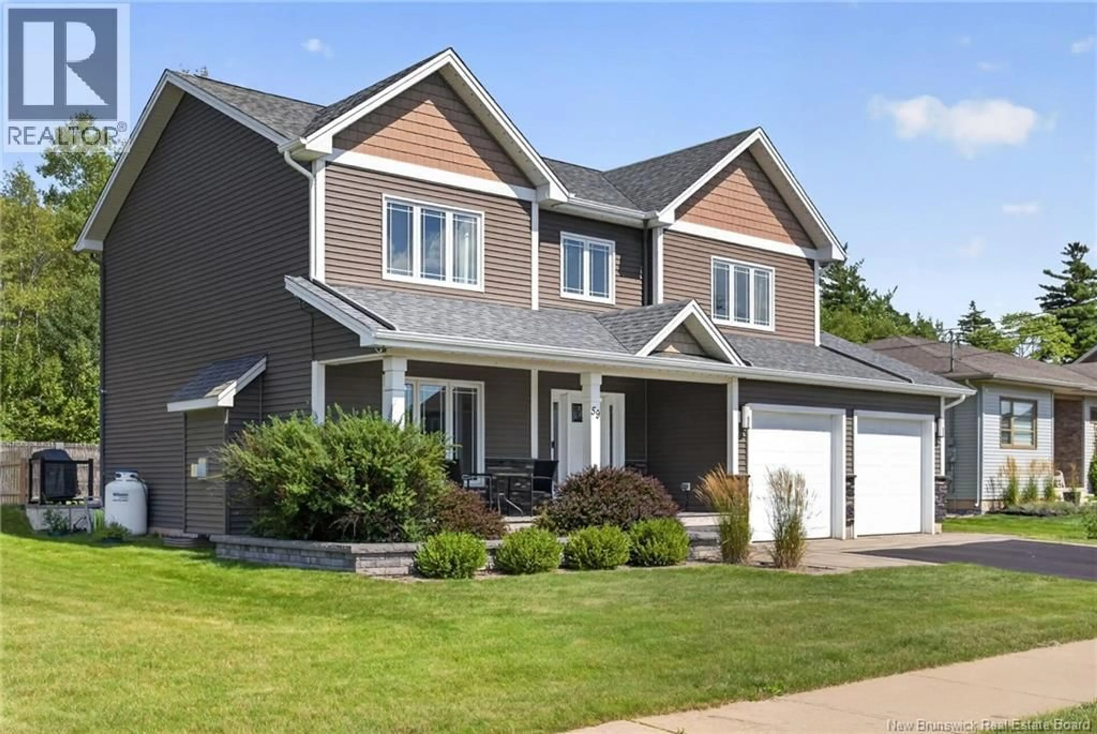 Home with vinyl exterior material, street for 59 WILMINGTON, Moncton New Brunswick E1A9L3