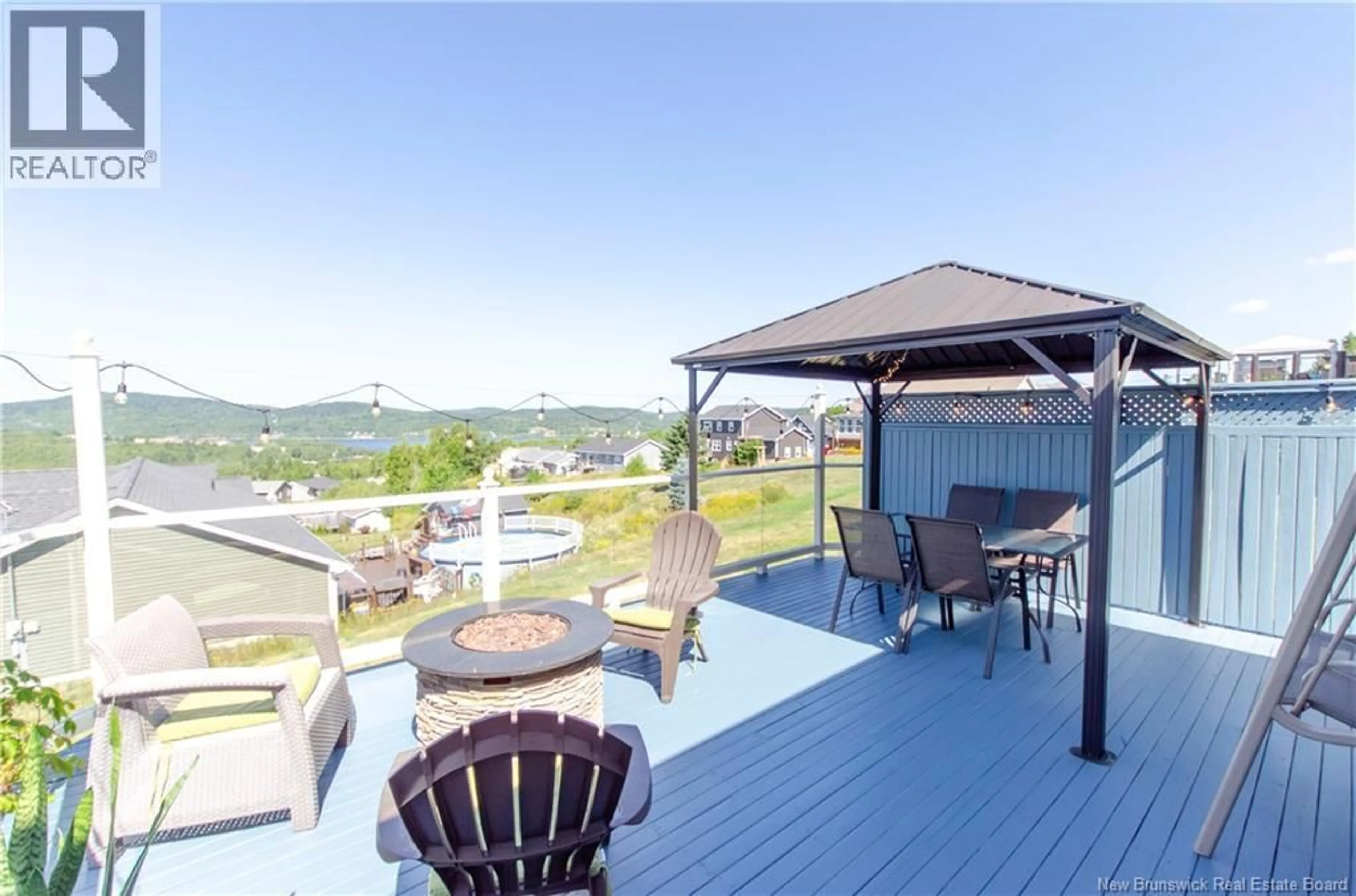 Patio, mountain view for 3 PIONEER AVENUE, Quispamsis New Brunswick E2G0B1