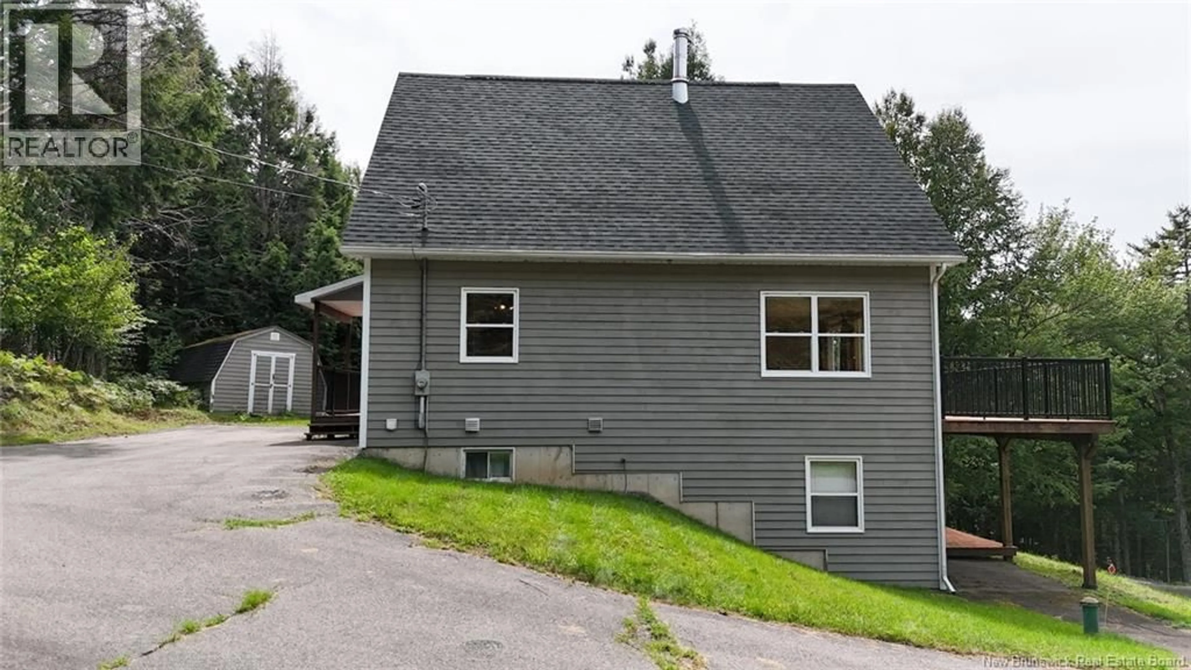 Home with vinyl exterior material, street for 211 JACKSON ROAD, Keswick Ridge New Brunswick E6L1V6