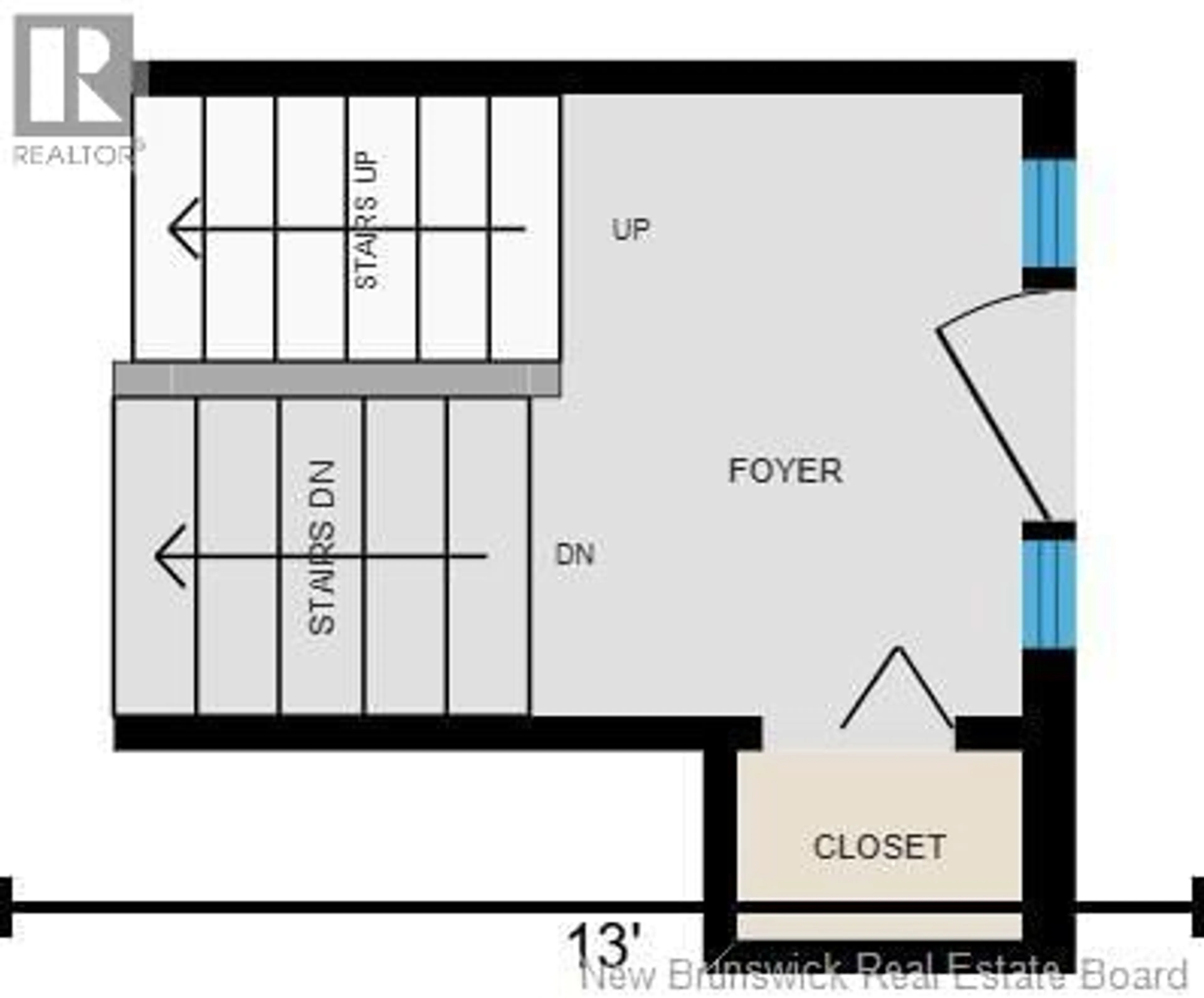 Floor plan for 14 CÔTE BLEU, Bathurst New Brunswick E2A3E8