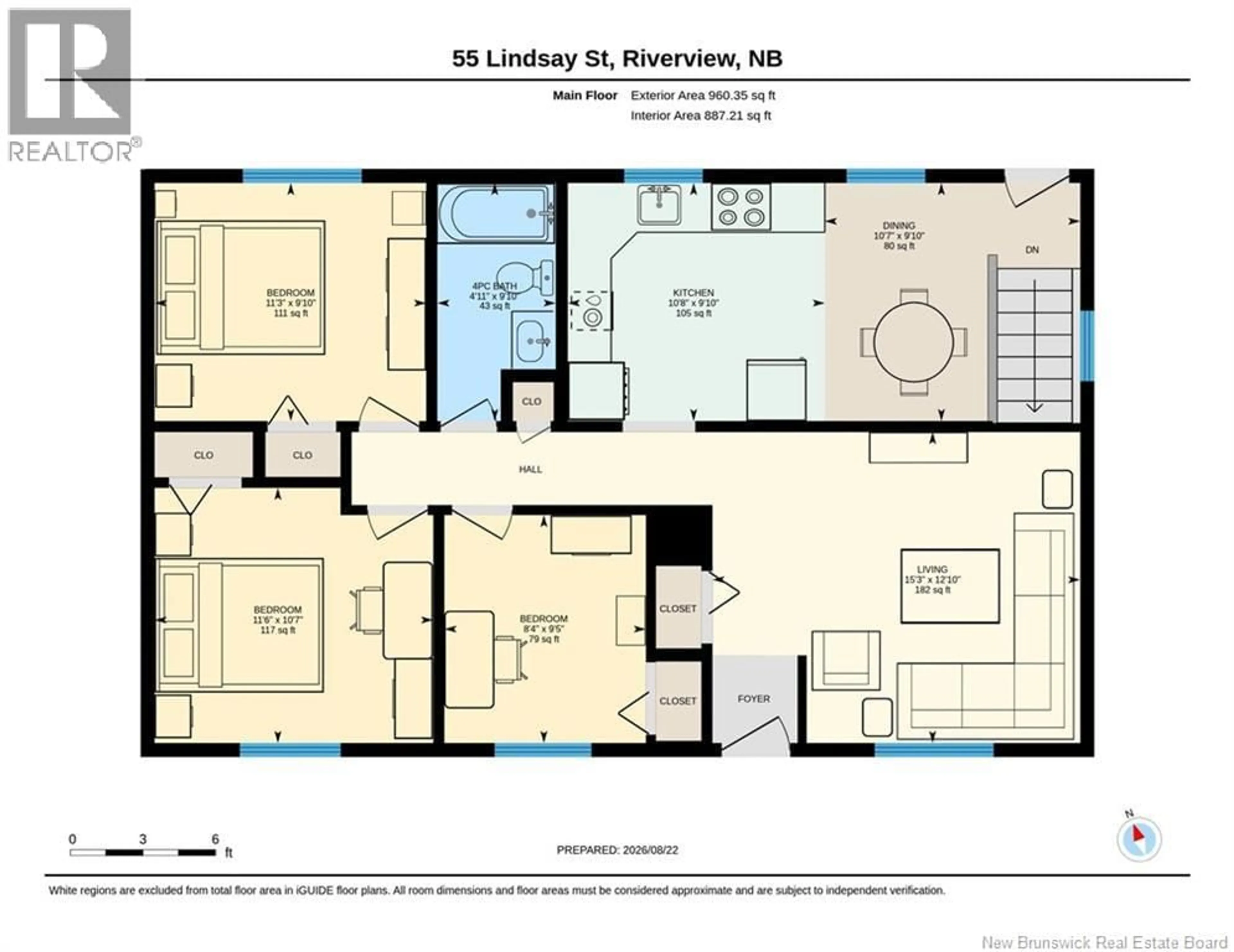 Floor plan for 55 LINDSAY STREET, Moncton New Brunswick E1B3A2