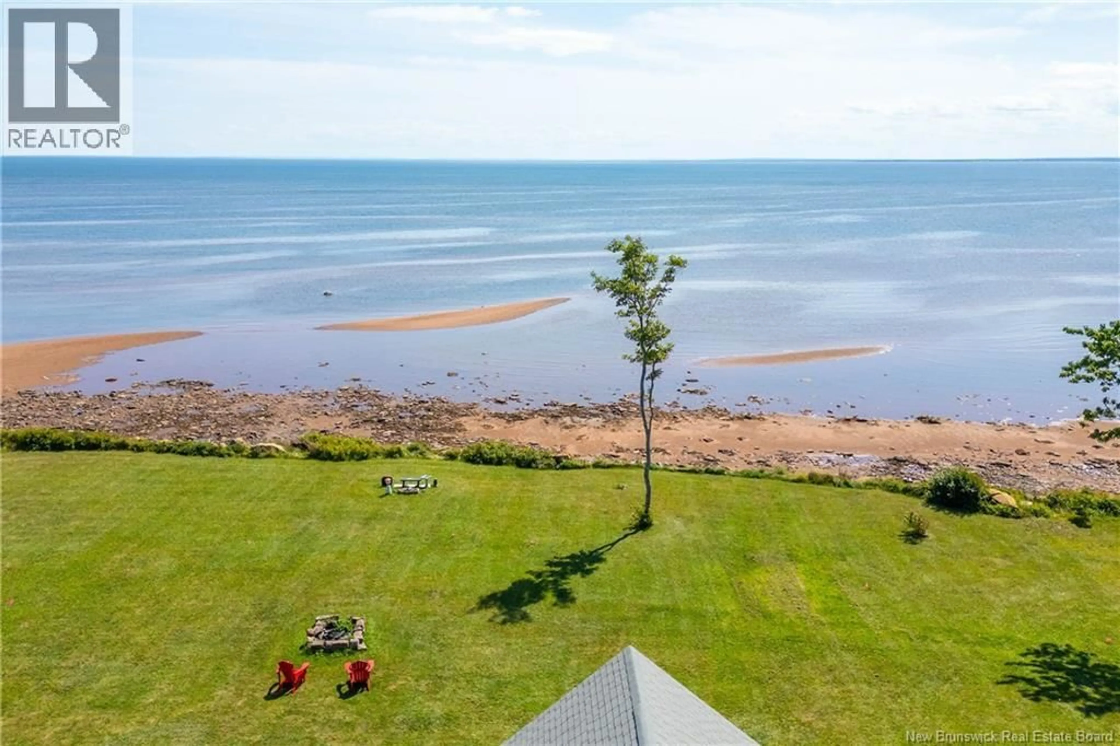 A pic from outside/outdoor area/front of a property/back of a property/a pic from drone, water/lake/river/ocean view for 954 ROUTE 960, Cape Spear New Brunswick E4M0A3