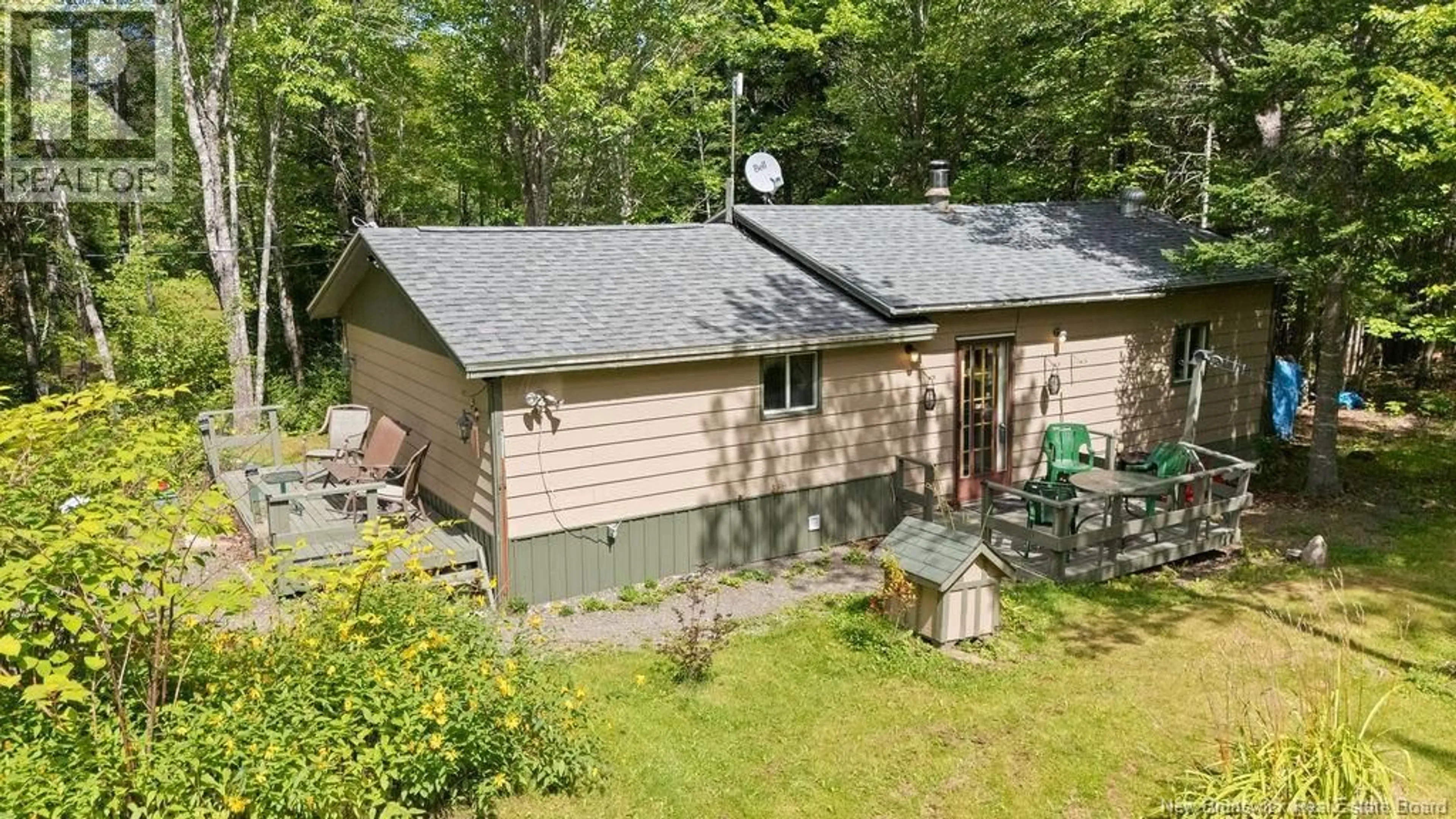 A pic from outside/outdoor area/front of a property/back of a property/a pic from drone, unknown for 20 HARPER SETTLEMENT ROAD, Anagance New Brunswick E4Z1E6