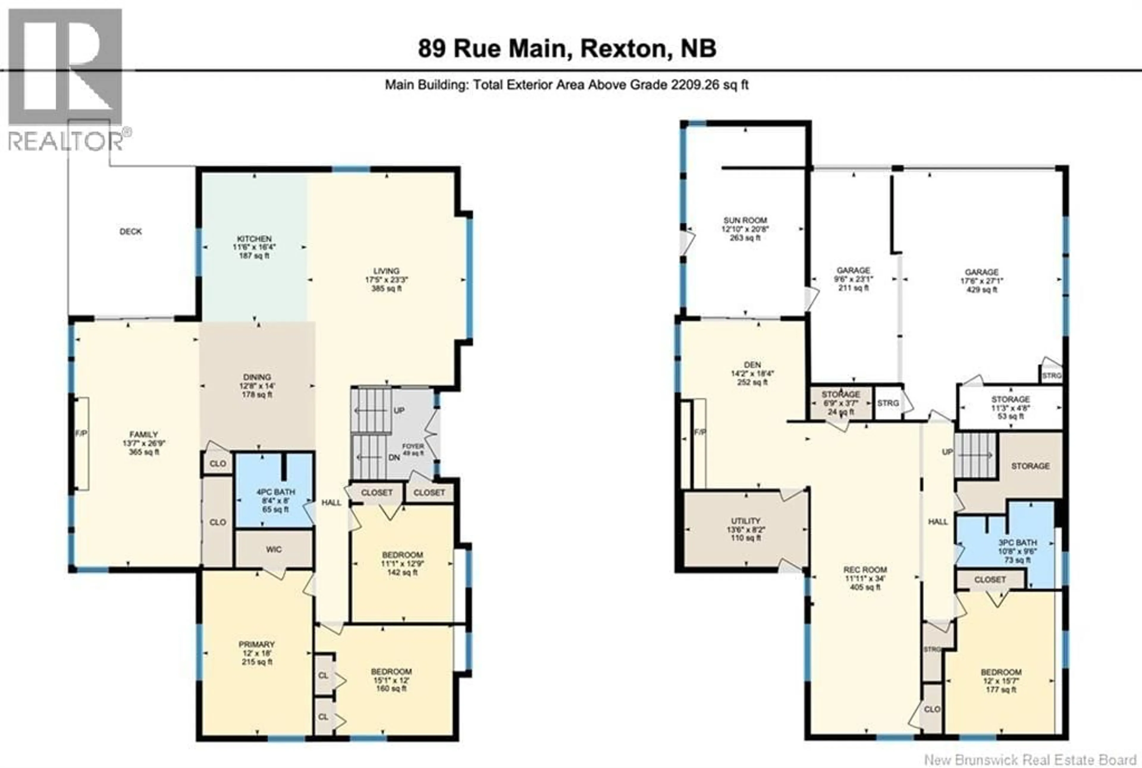 Floor plan for 89 MAIN STREET, Rexton New Brunswick E4W2A1