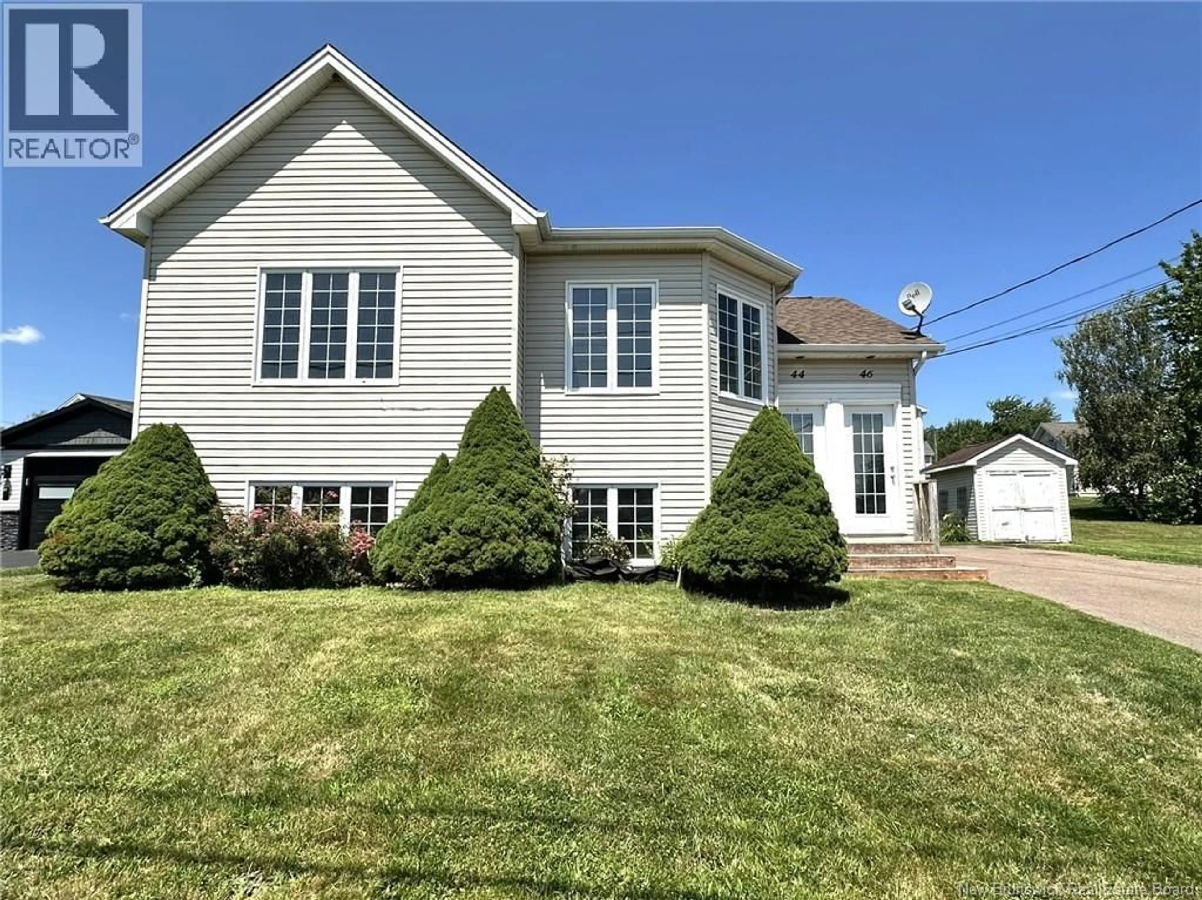 Home with vinyl exterior material, street for 44-46 THERIAULT STREET, Dieppe New Brunswick E1A7V8
