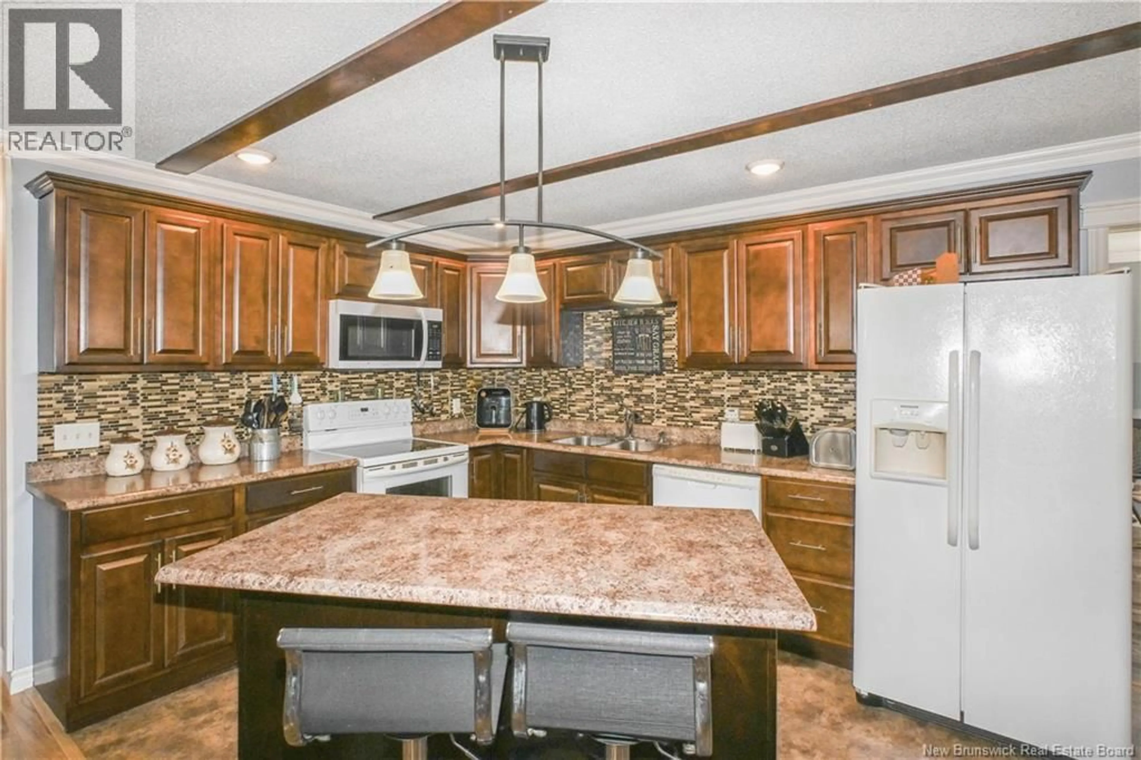 Open concept kitchen, ceramic/tile floor for 2803 350 ROUTE, Rang-Saint-Georges New Brunswick E8R1L1