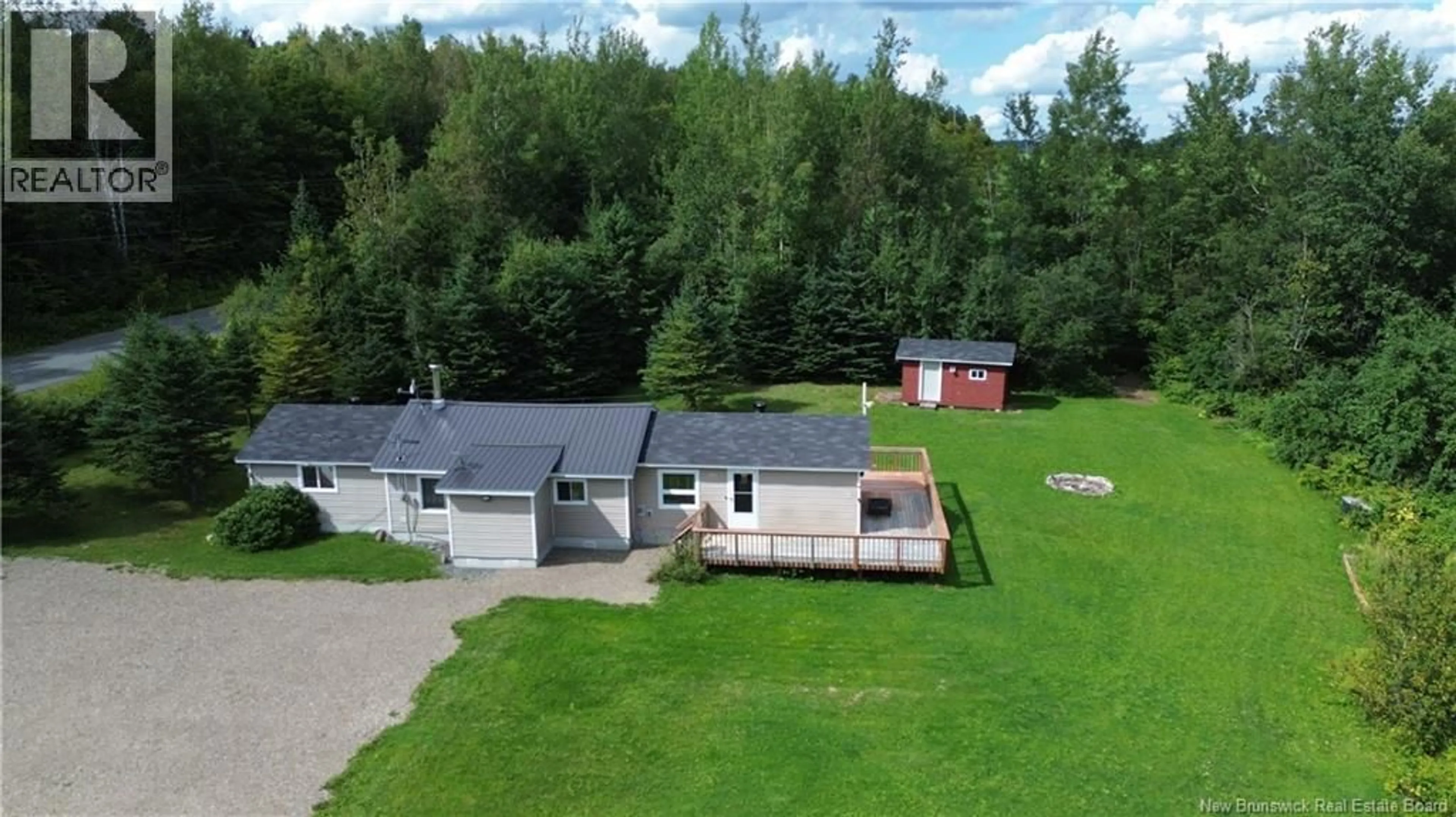 A pic from outside/outdoor area/front of a property/back of a property/a pic from drone, unknown for 65 KNOWLESVILLE ROAD, Knowlesville New Brunswick E7L1M8