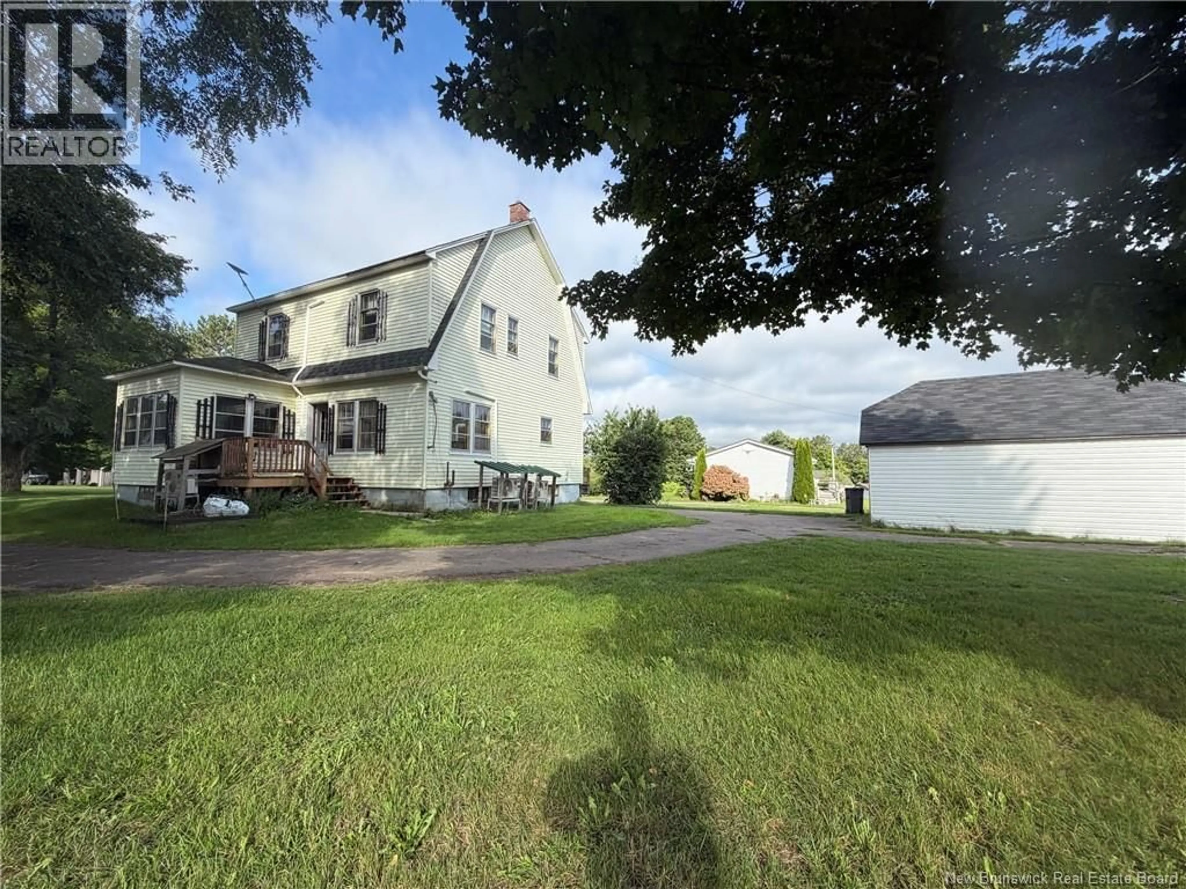 A pic from outside/outdoor area/front of a property/back of a property/a pic from drone, street for 49 RIVER ROAD, Elgin New Brunswick E4Z2H3