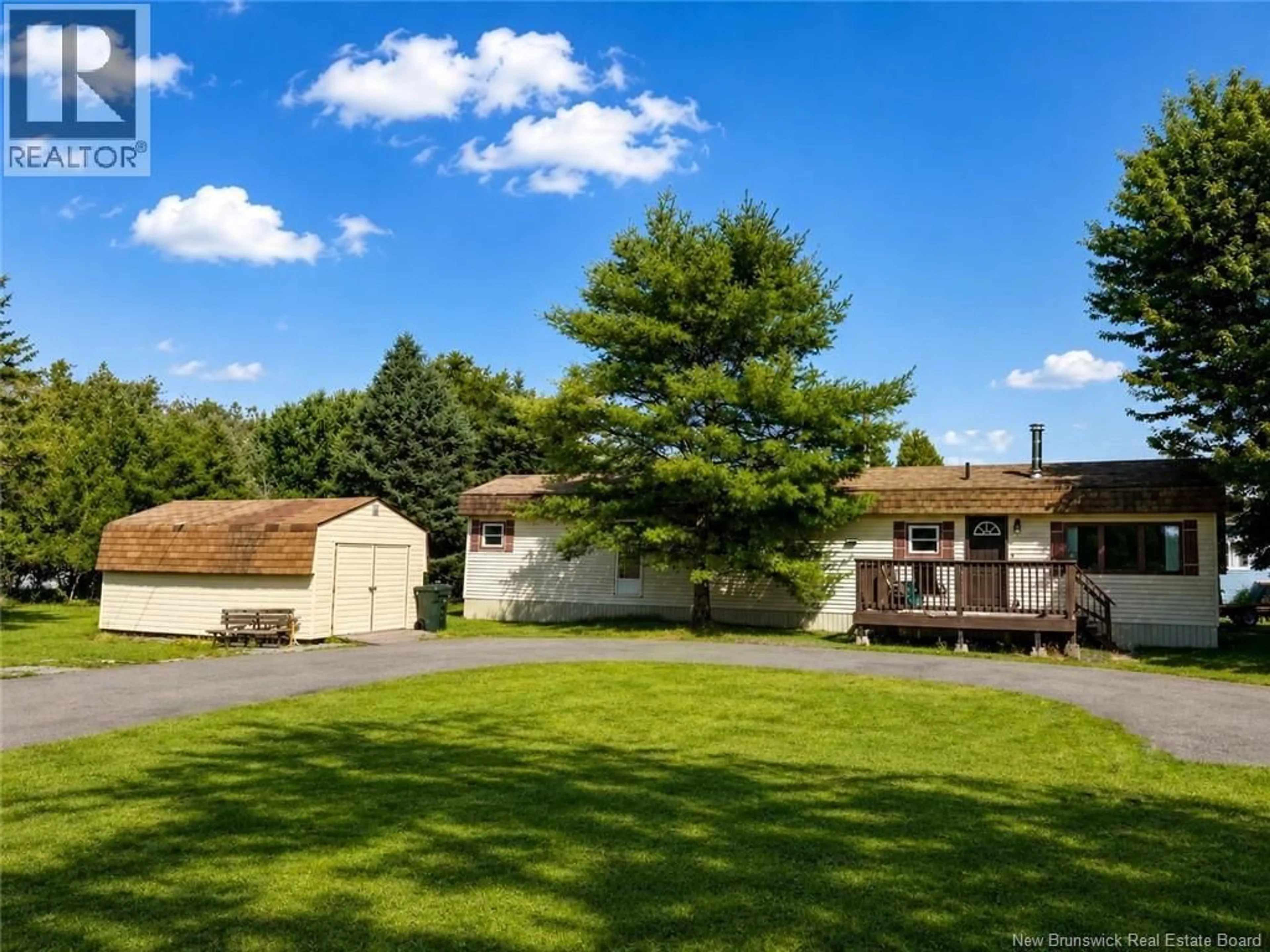 A pic from outside/outdoor area/front of a property/back of a property/a pic from drone, mountain view for 144 CONIFER, Saint John New Brunswick E2K4T2