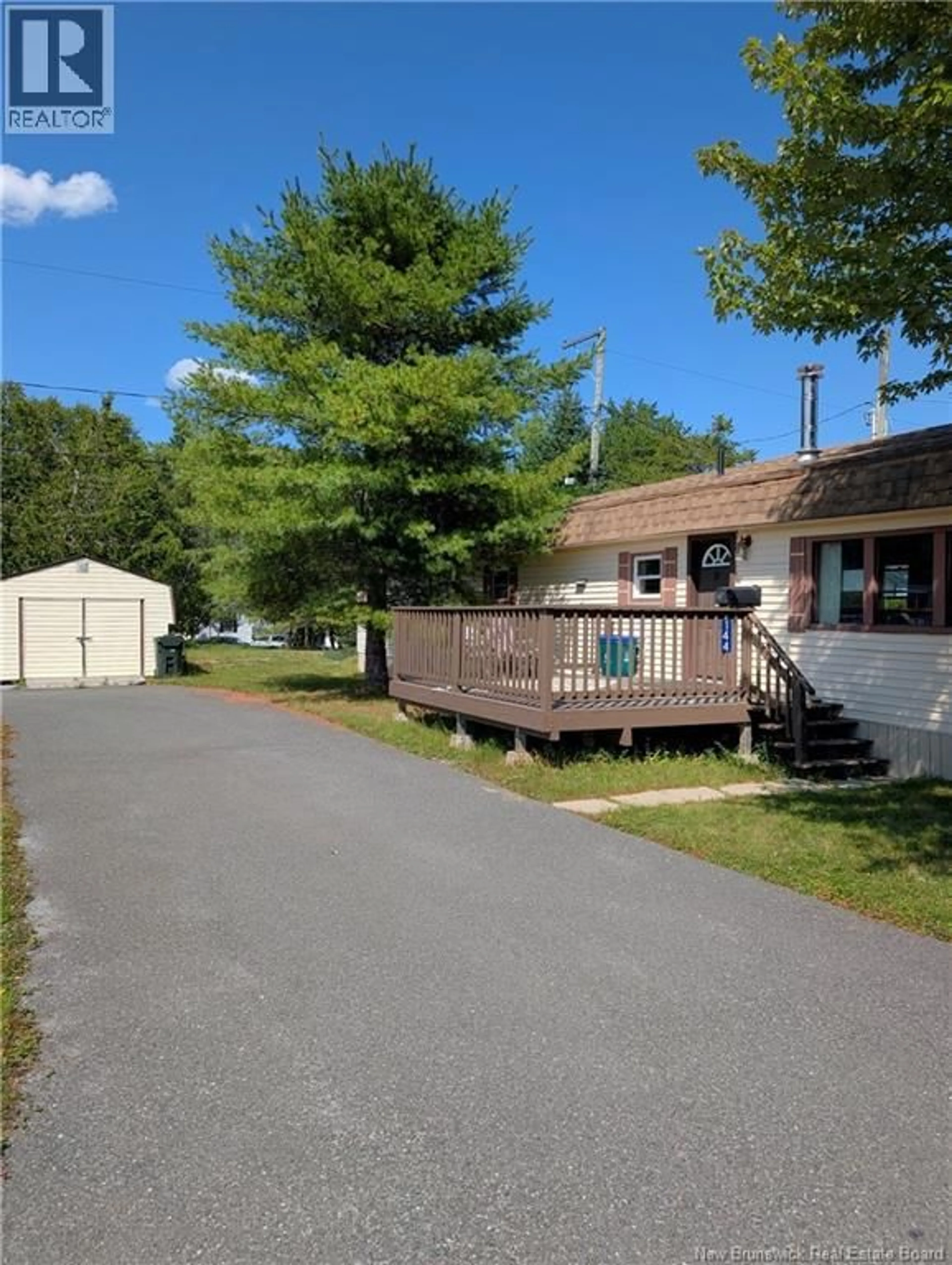 A pic from outside/outdoor area/front of a property/back of a property/a pic from drone, street for 144 CONIFER, Saint John New Brunswick E2K4T2