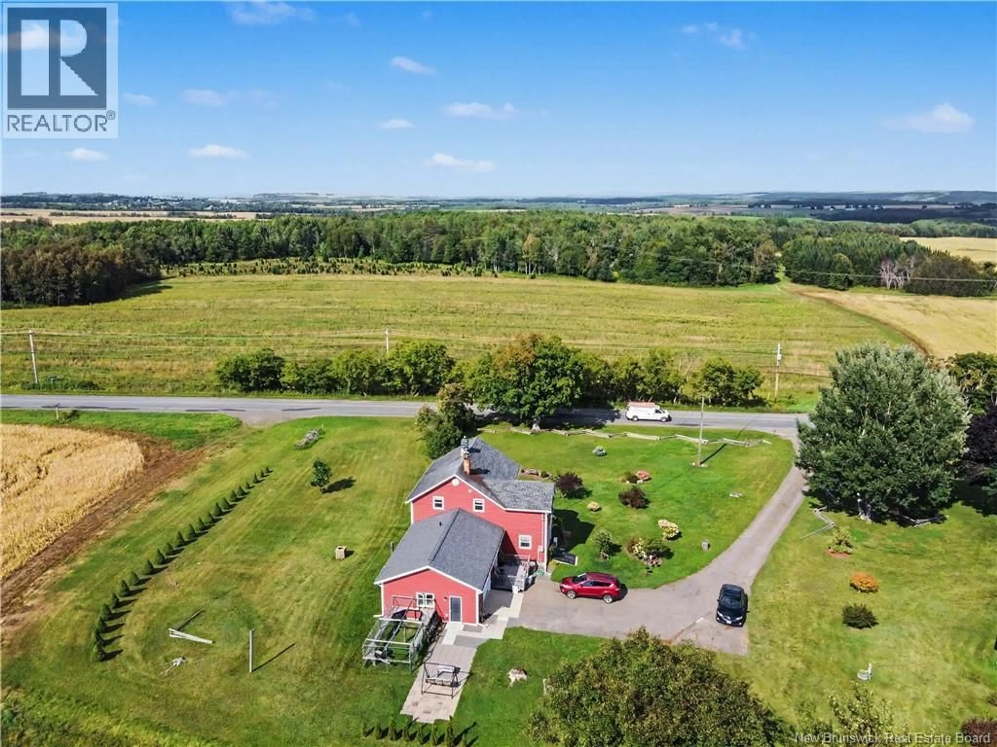 A pic from outside/outdoor area/front of a property/back of a property/a pic from drone, unknown for 215 ROUTE 560, Jacksonville New Brunswick E7M3E6