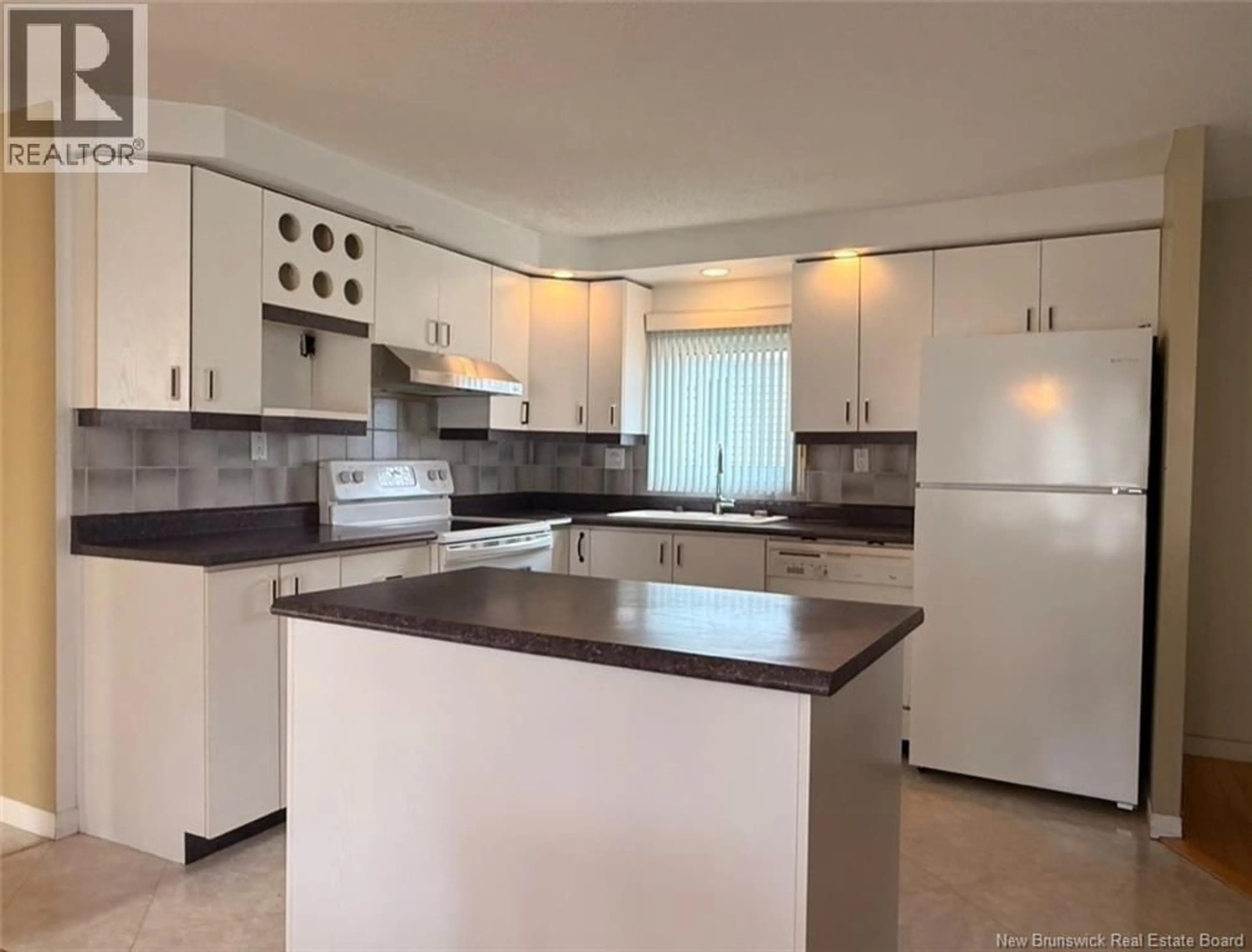 Open concept kitchen, ceramic/tile floor for 21 MOUNTAIN VIEW PLACE, Campbellton New Brunswick E3N3K8