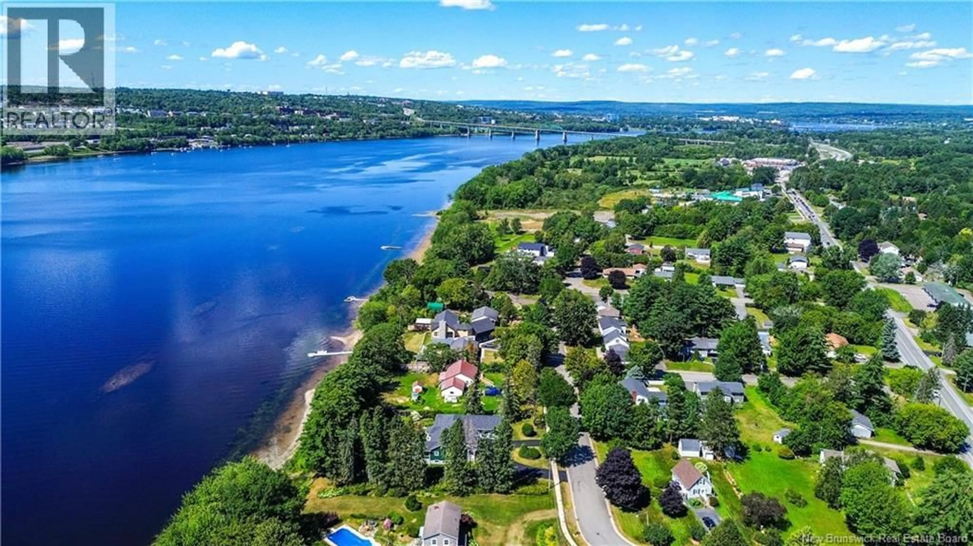 A pic from outside/outdoor area/front of a property/back of a property/a pic from drone, water/lake/river/ocean view for 209 ROSS TERRACE, Lower Saint Marys New Brunswick E3A8E5