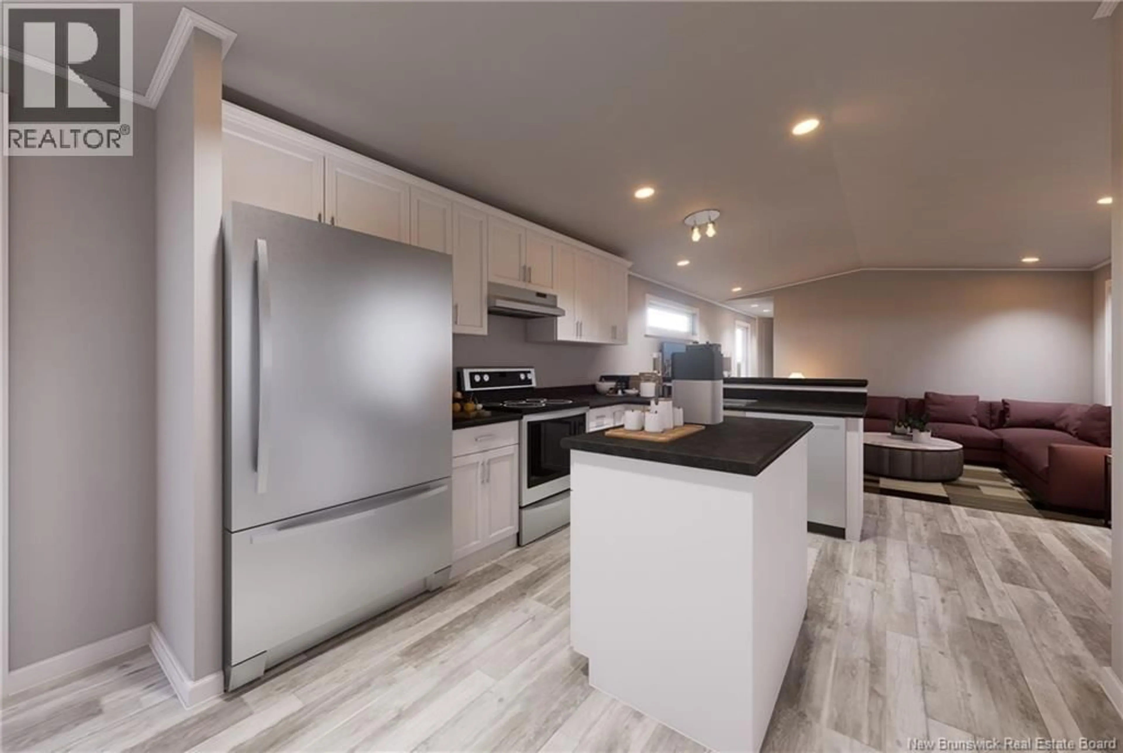 Open concept kitchen, unknown for 13 PERRY ROAD, Salisbury New Brunswick E4J2G4