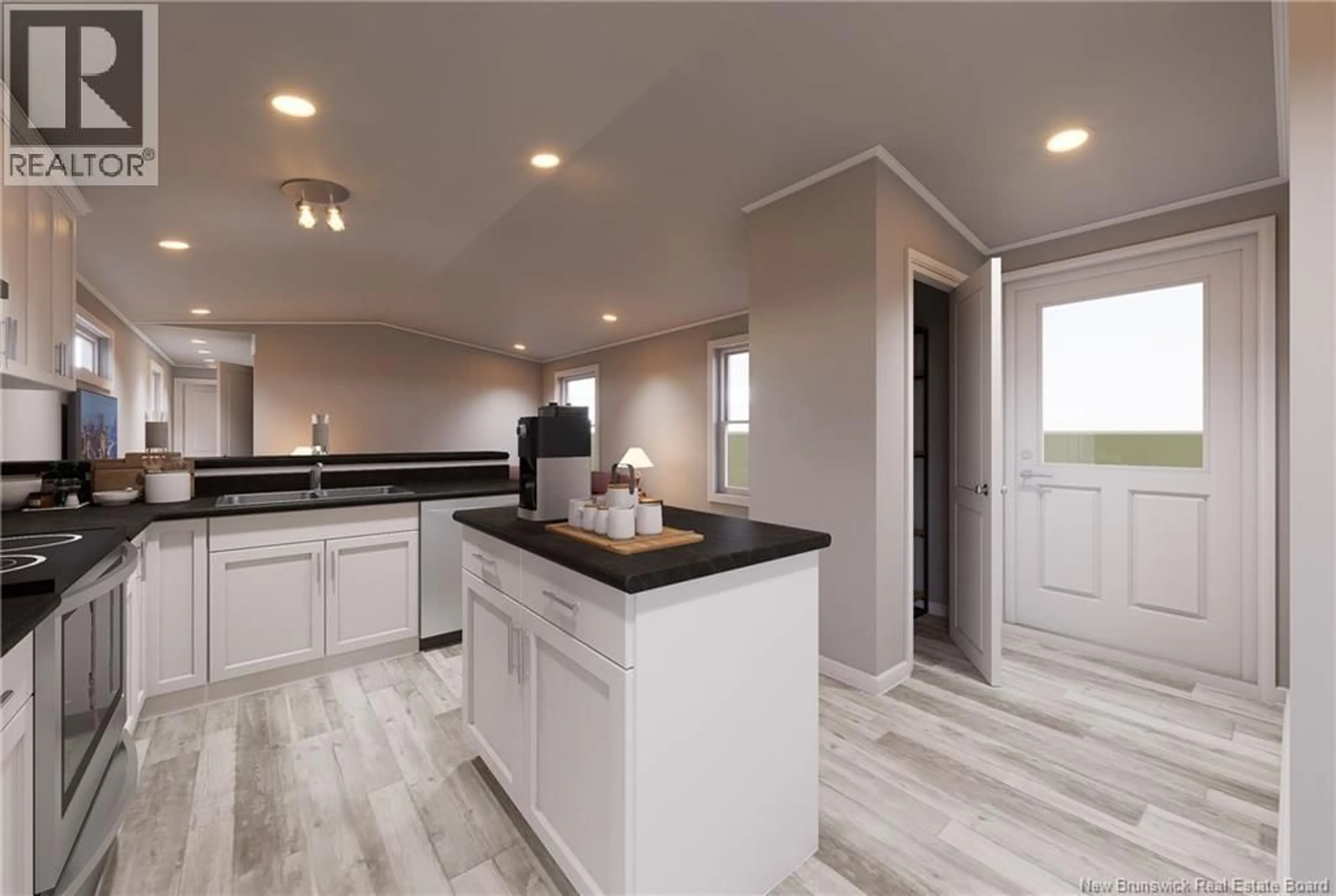 Open concept kitchen, unknown for 13 PERRY ROAD, Salisbury New Brunswick E4J2G4