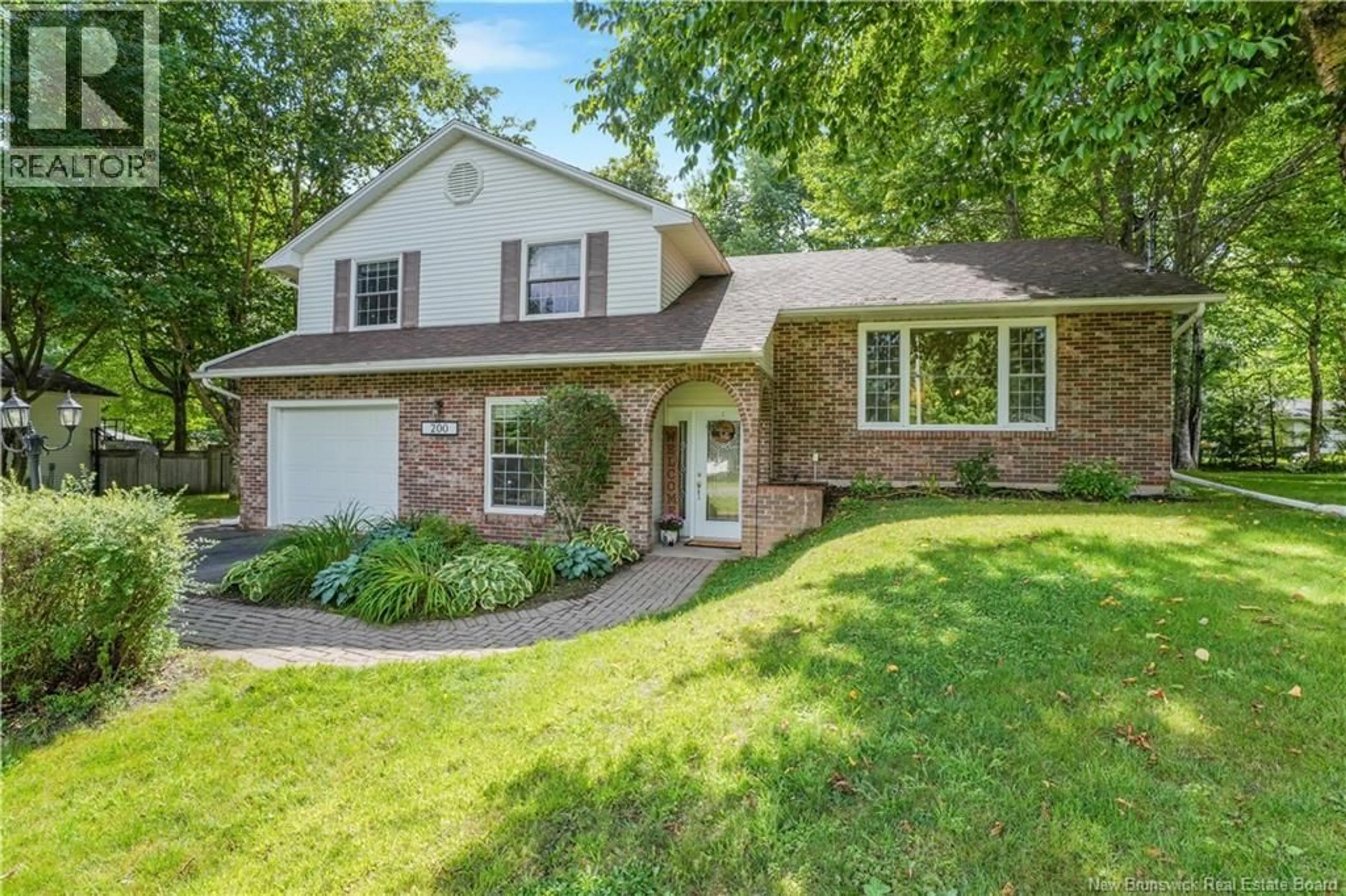 Home with brick exterior material, street for 200 SPRINGWATER LANE, New Maryland New Brunswick E3C1J2