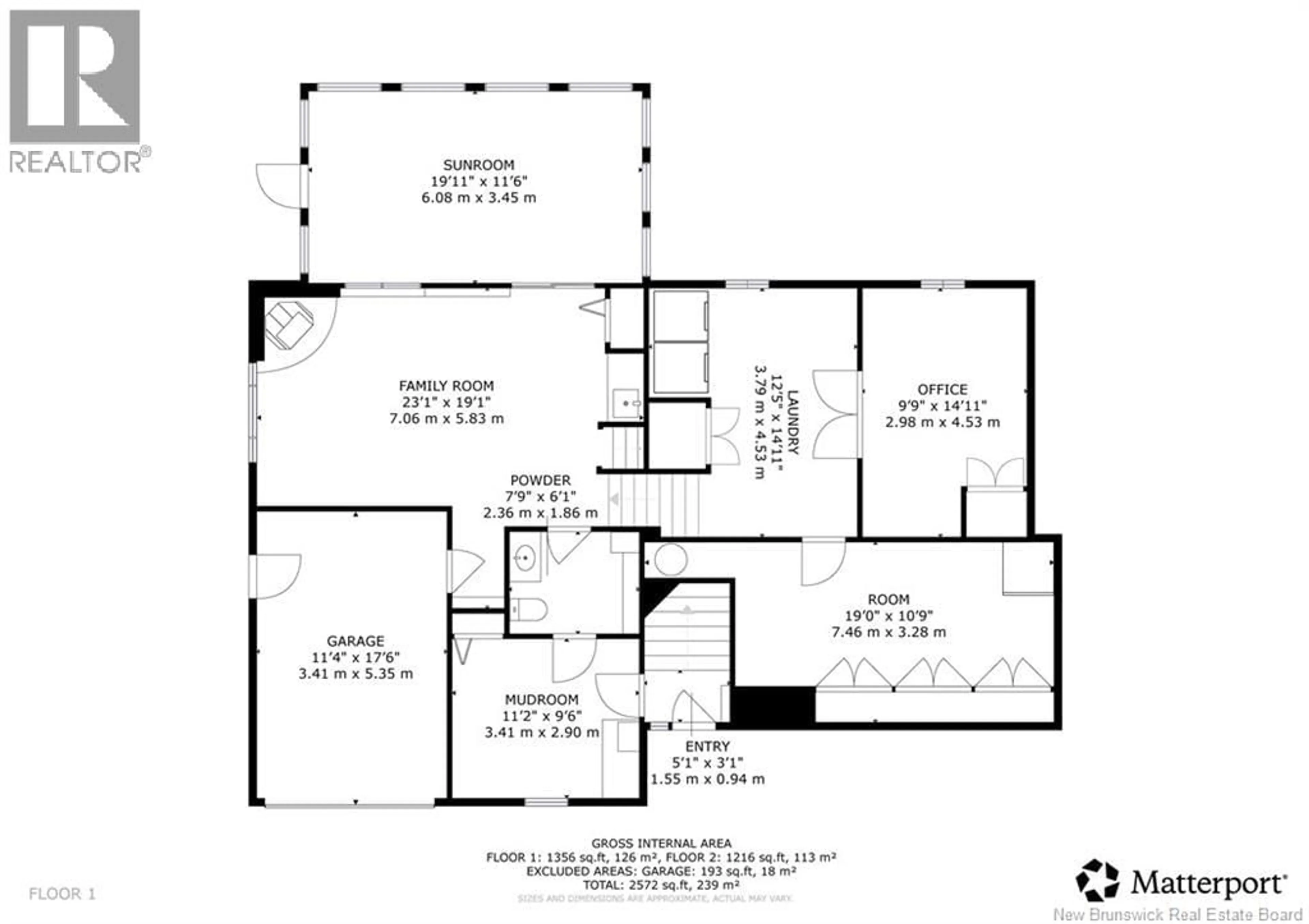 Floor plan for 200 SPRINGWATER LANE, New Maryland New Brunswick E3C1J2