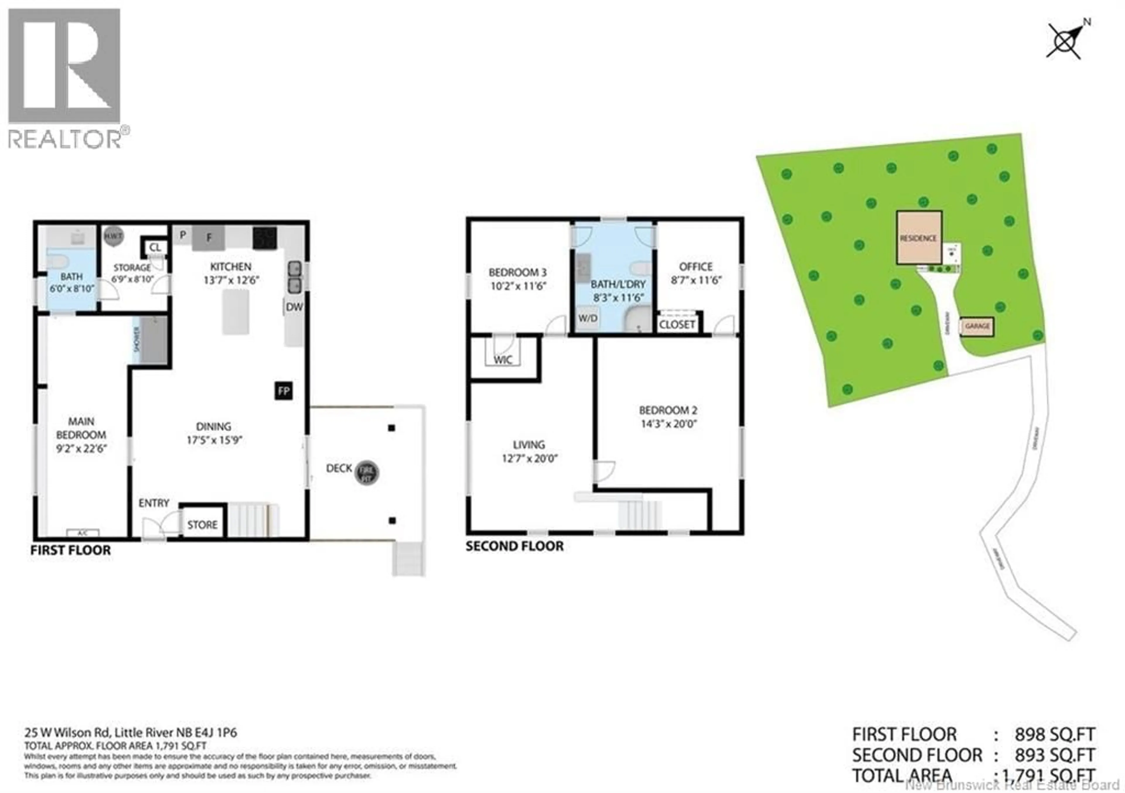 Floor plan for 25 W WILSON ROAD, Parkindale New Brunswick E4J1P4