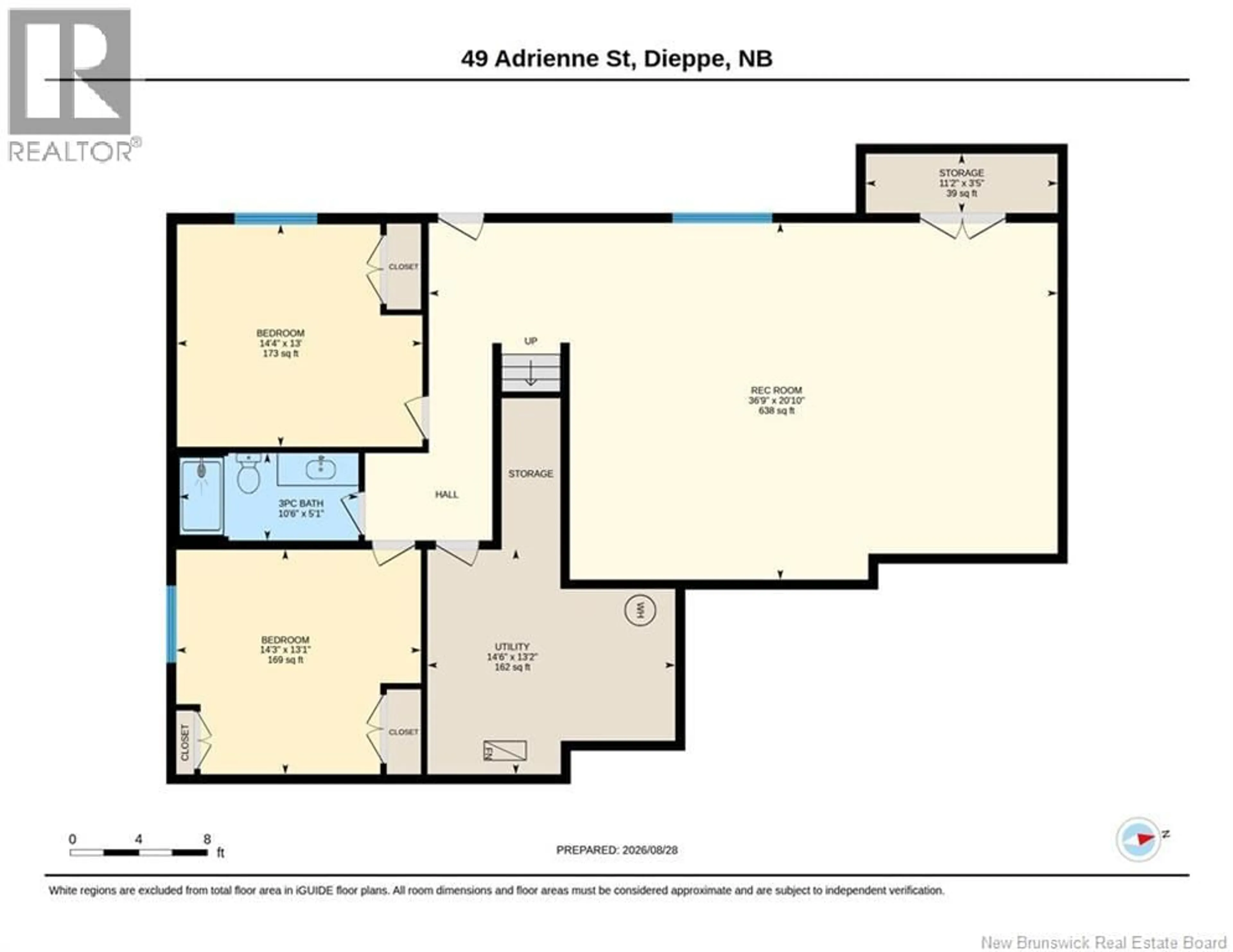 Floor plan for 49 ADRIENNE CRESCENT, Dieppe New Brunswick E1A9V2