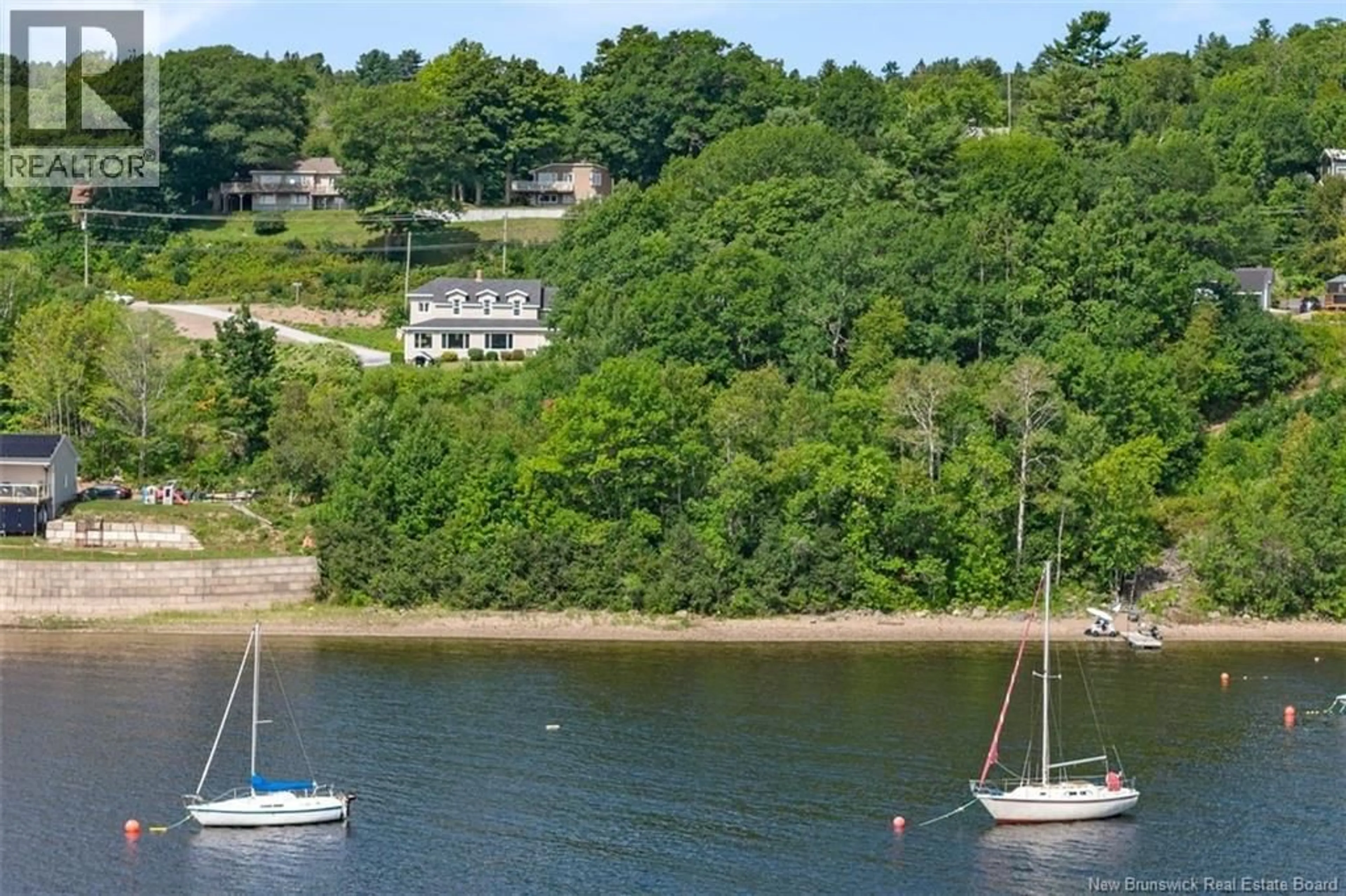 A pic from outside/outdoor area/front of a property/back of a property/a pic from drone, water/lake/river/ocean view for 9531 ROUTE 102, Morrisdale New Brunswick E5K4N7