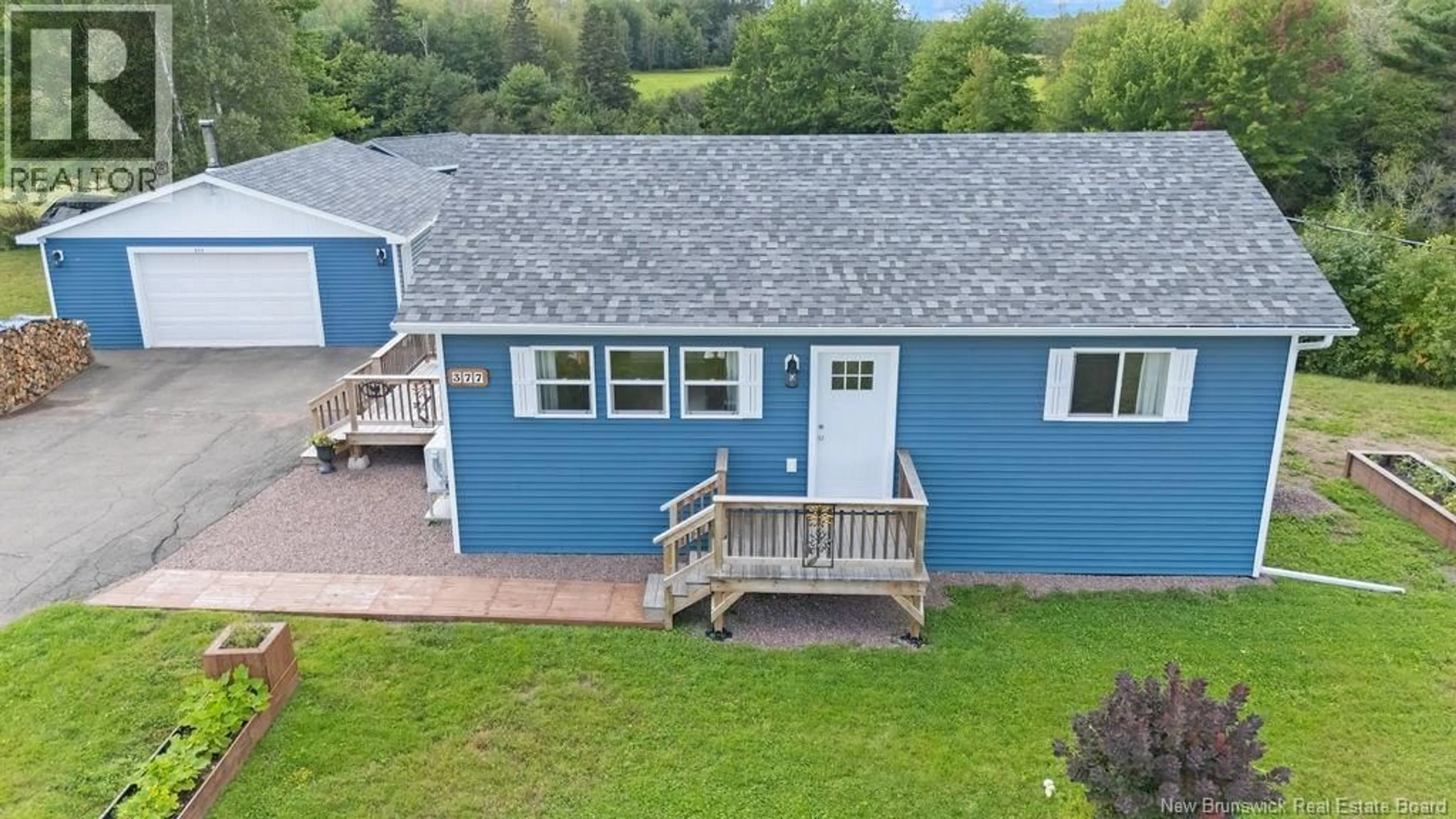 A pic from outside/outdoor area/front of a property/back of a property/a pic from drone, water/lake/river/ocean view for 377 ABOUJAGANE ROAD, Haute-Aboujagane New Brunswick E4P5M1