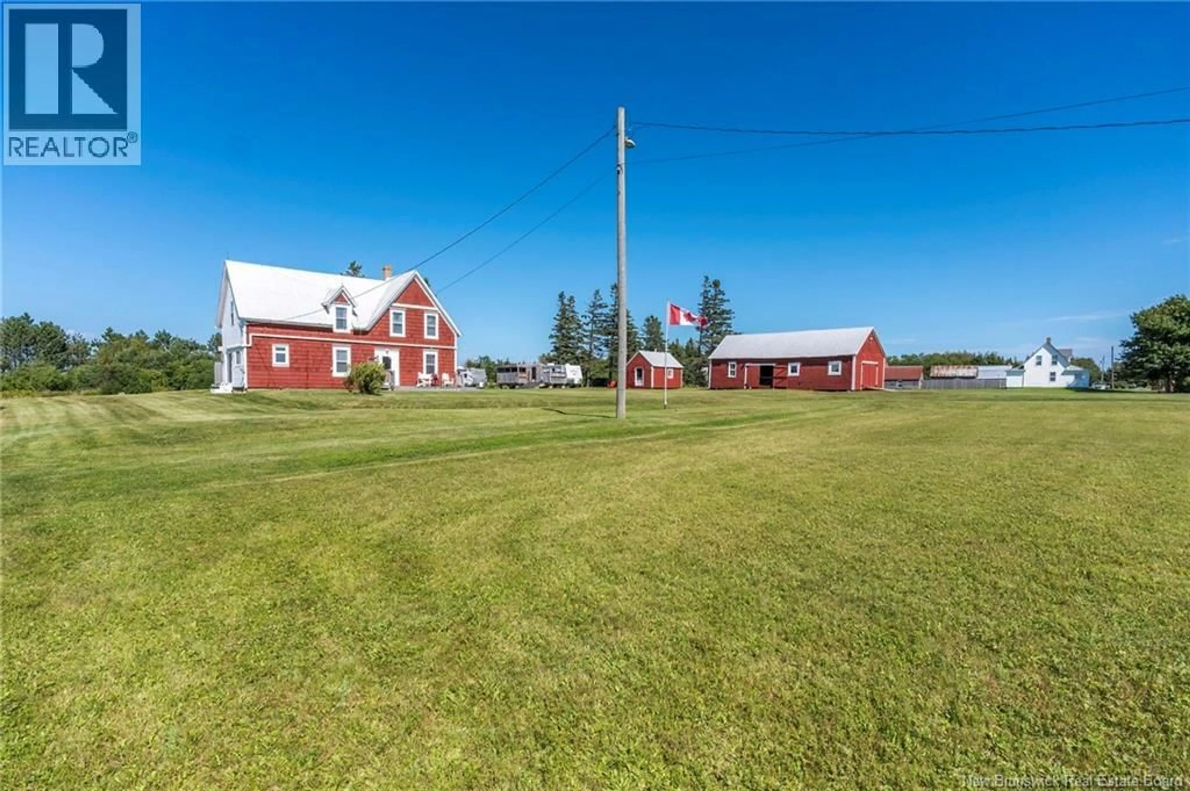 A pic from outside/outdoor area/front of a property/back of a property/a pic from drone, building for 1715 ROUTE 955, Murray Corner New Brunswick E4M3M6
