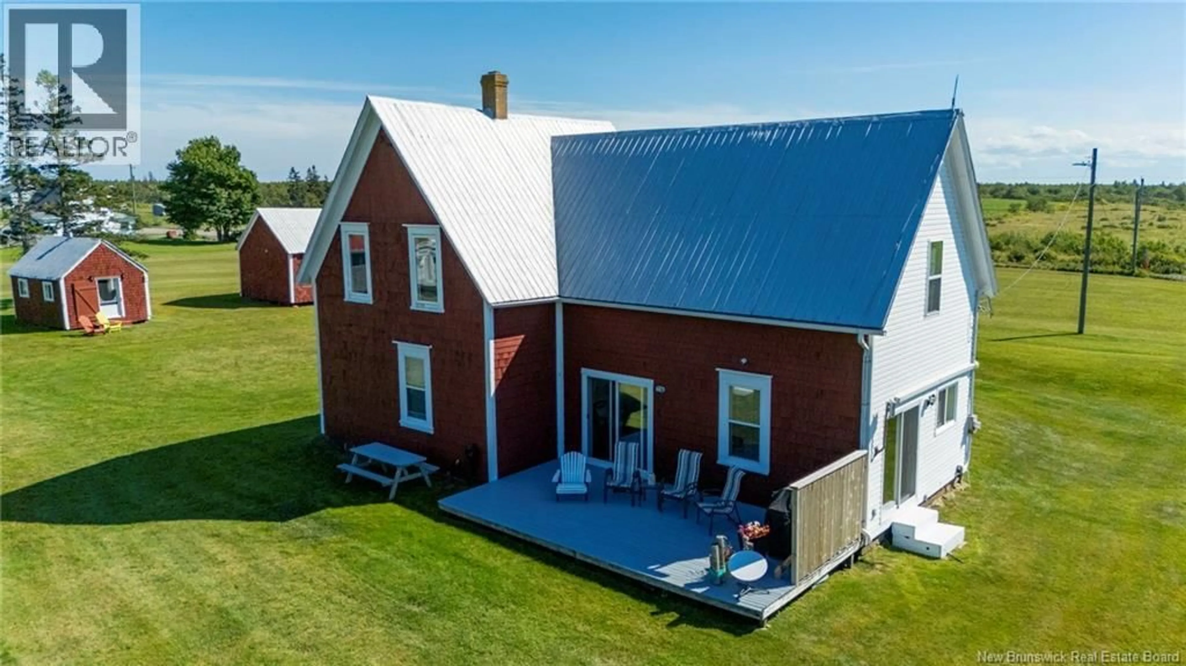 A pic from outside/outdoor area/front of a property/back of a property/a pic from drone, building for 1715 ROUTE 955, Murray Corner New Brunswick E4M3M6