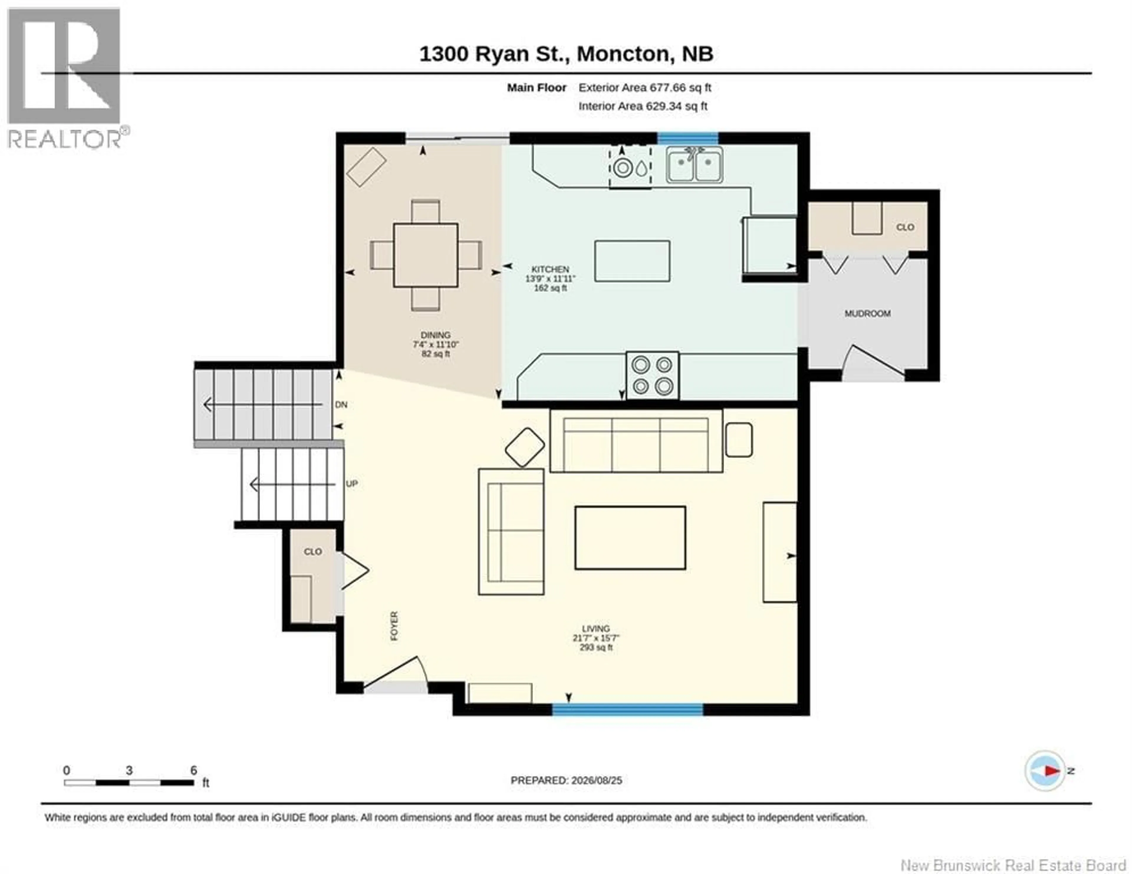 Floor plan for 1300 RYAN STREET, Moncton New Brunswick E1G2V3