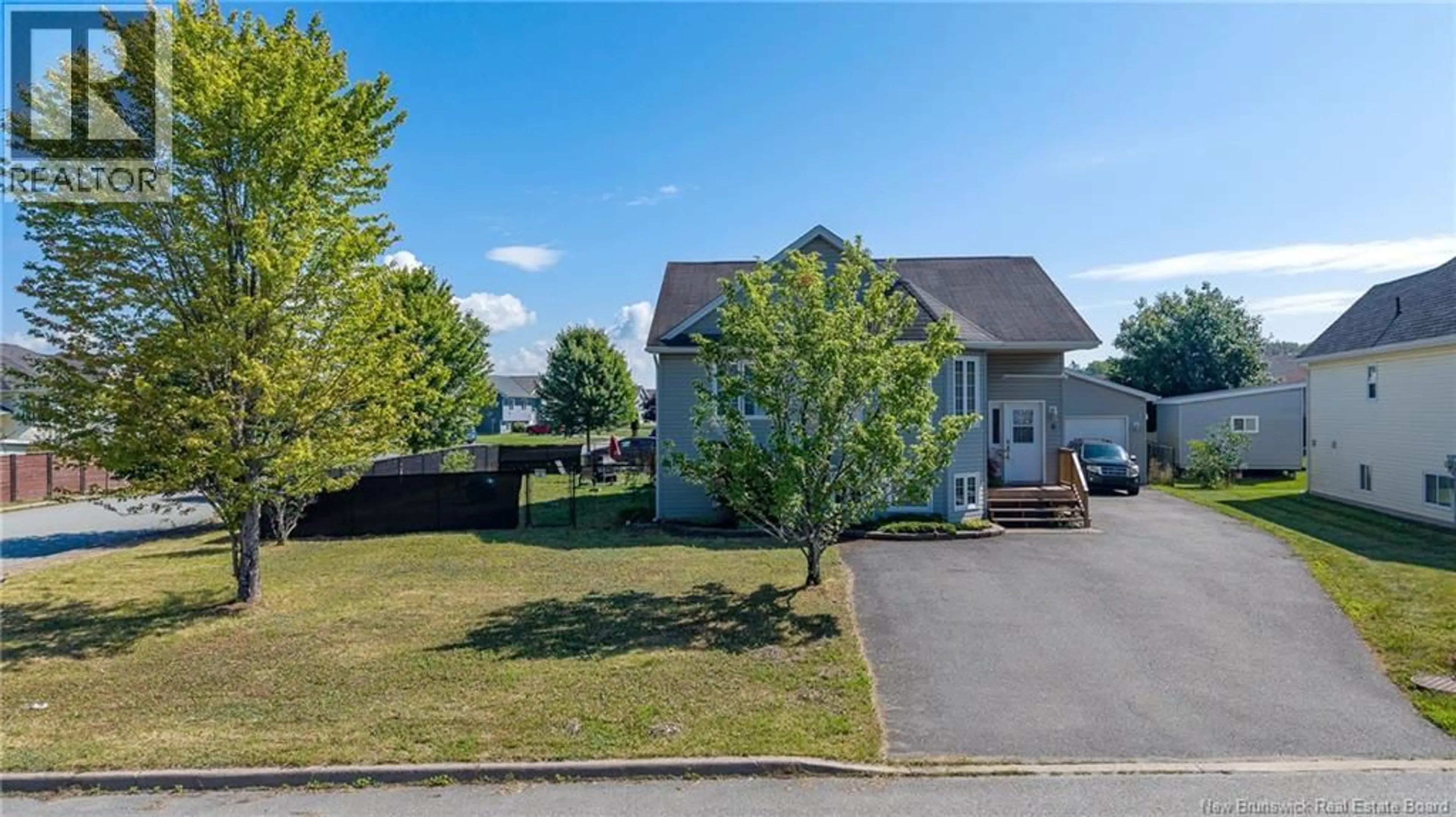 A pic from outside/outdoor area/front of a property/back of a property/a pic from drone, street for 8 OMEGA DRIVE, Saint John New Brunswick E2J5C8
