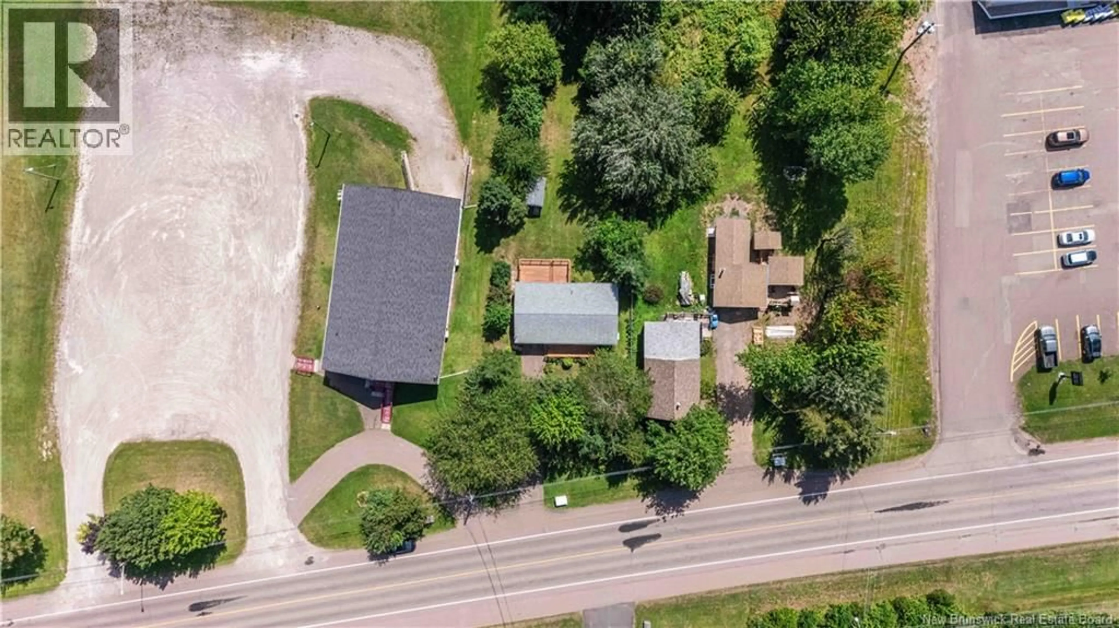 A pic from outside/outdoor area/front of a property/back of a property/a pic from drone, street for 3064 MAIN STREET, Salisbury New Brunswick E4J2L5