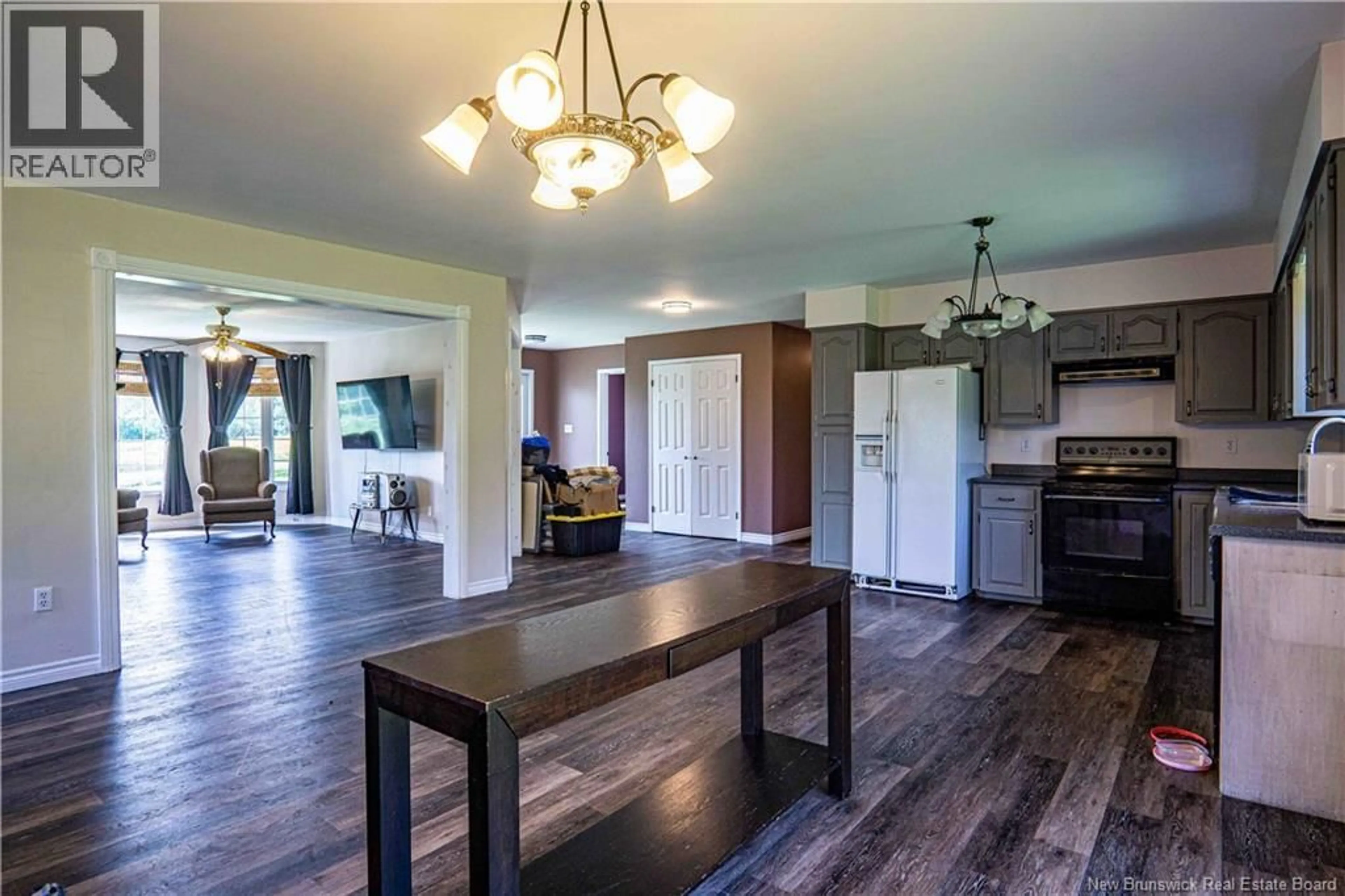 Open concept kitchen, wood/laminate floor for 2223 ROUTE 380, Anderson Road New Brunswick E7G4E7