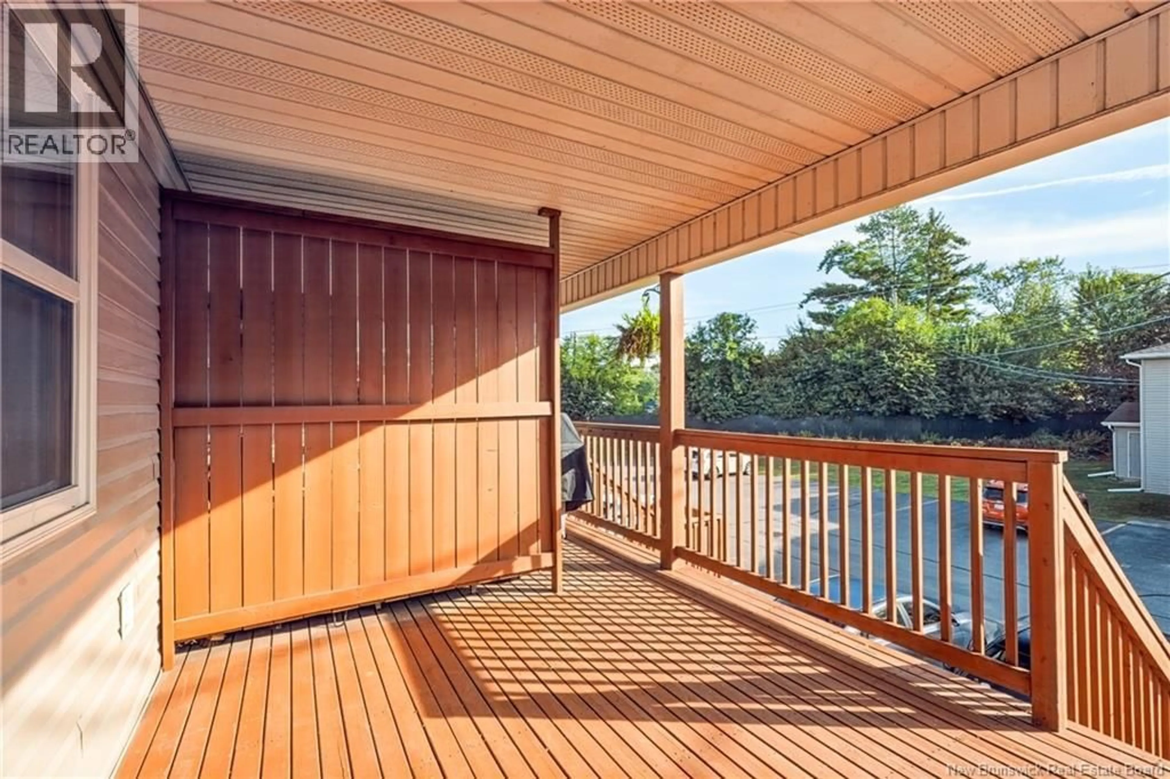 Patio, water/lake/river/ocean view for 53 - 25 TRAILSIDE LANE, Fredericton New Brunswick E3C1E7
