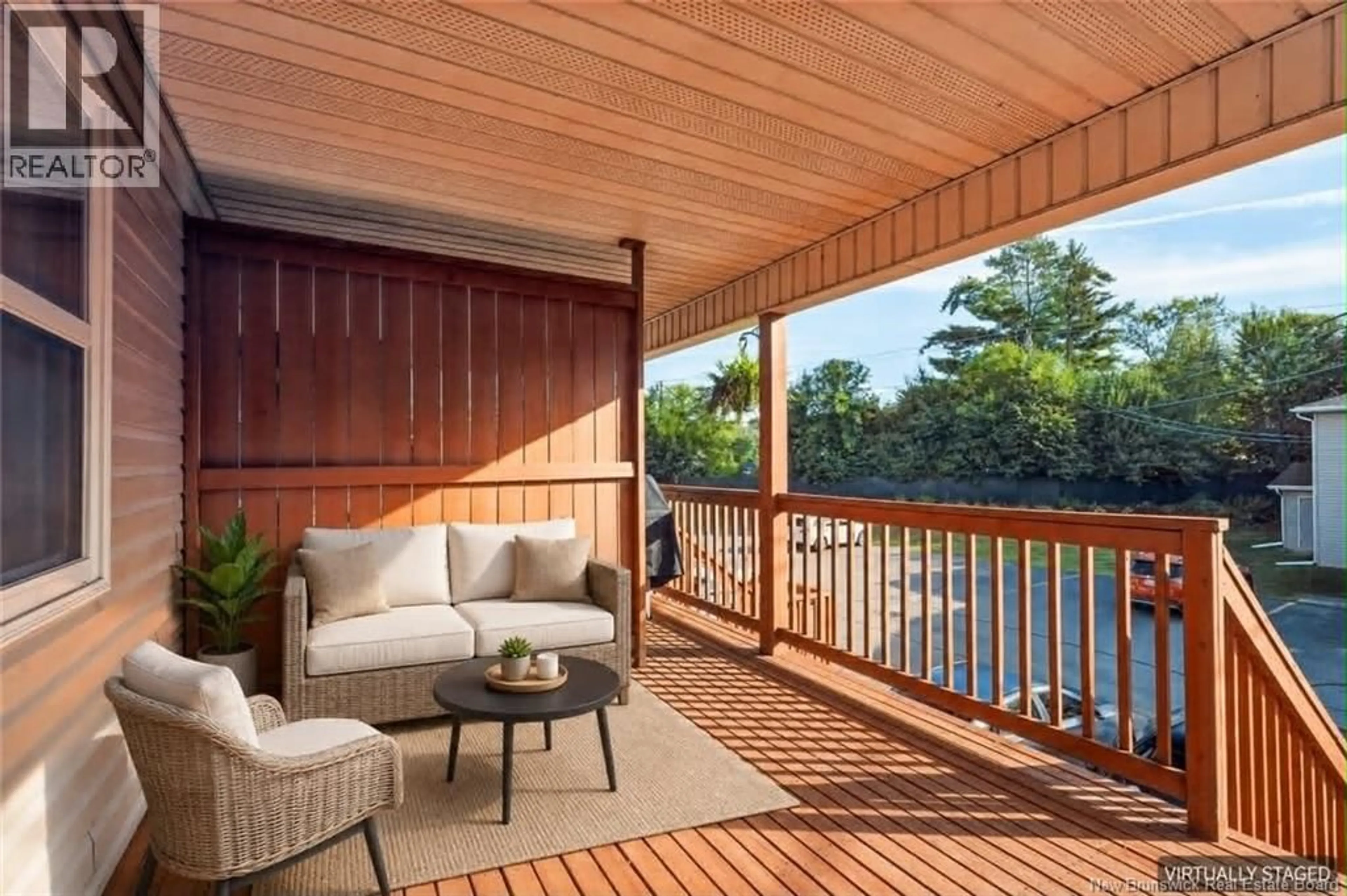 Patio, water/lake/river/ocean view for 53 - 25 TRAILSIDE LANE, Fredericton New Brunswick E3C1E7