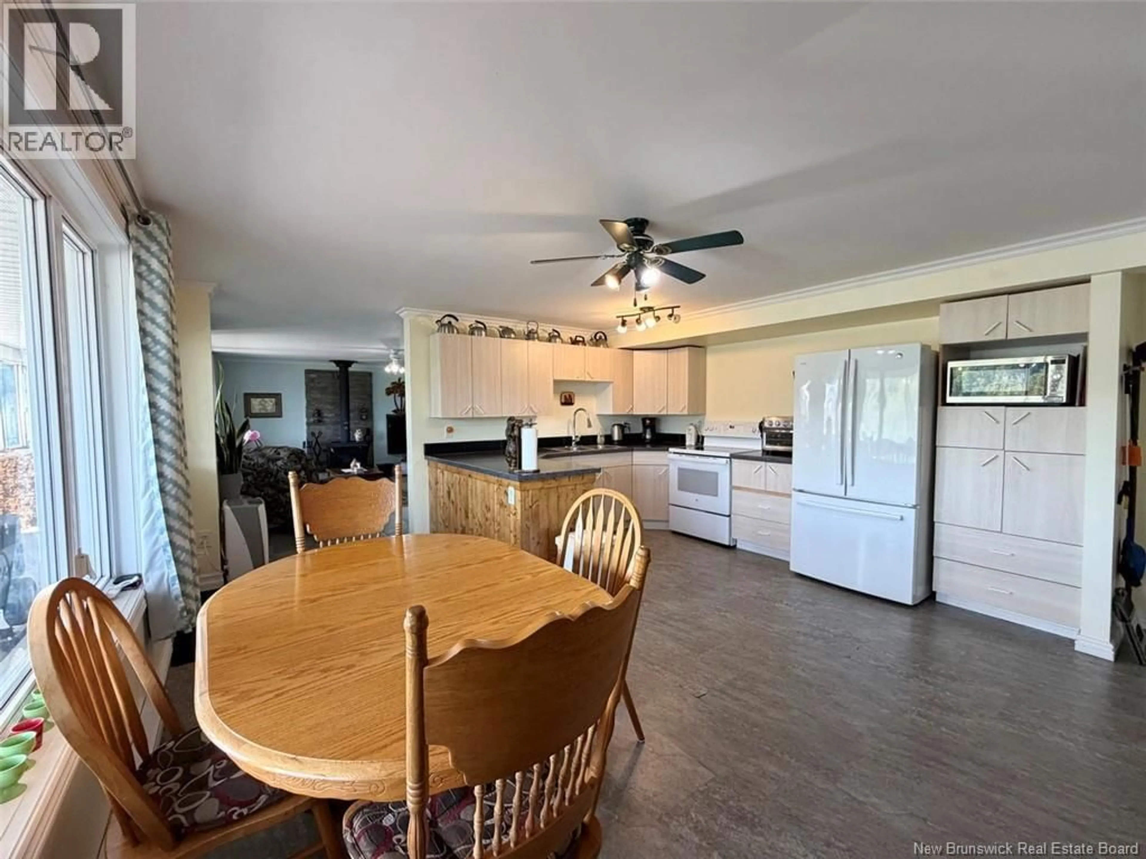 Open concept kitchen, ceramic/tile floor for 313 ROUTE 161 ROAD, Clair New Brunswick E7A1X8