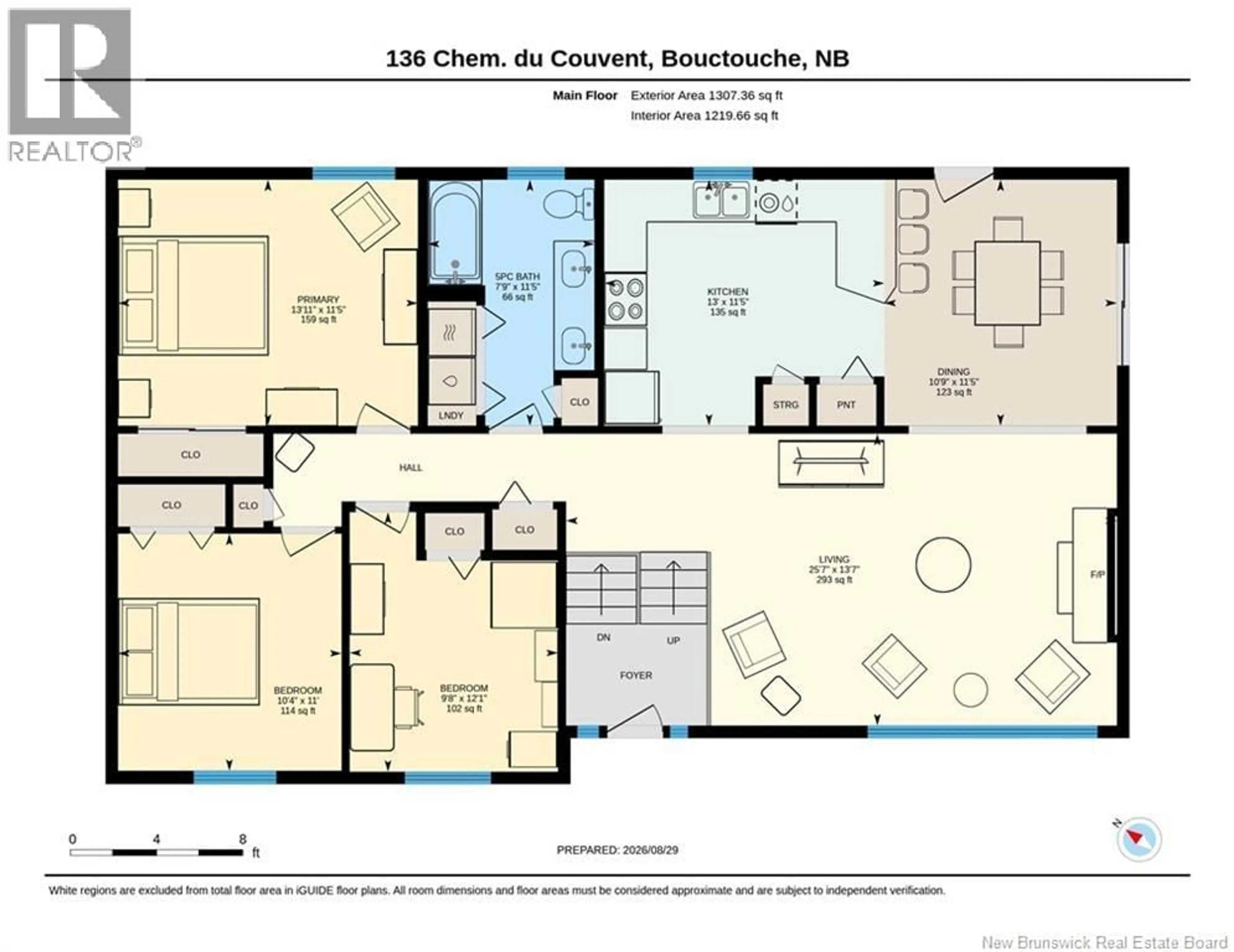 Floor plan for 136 DU COUVENT ROAD, Bouctouche New Brunswick E4S3C1
