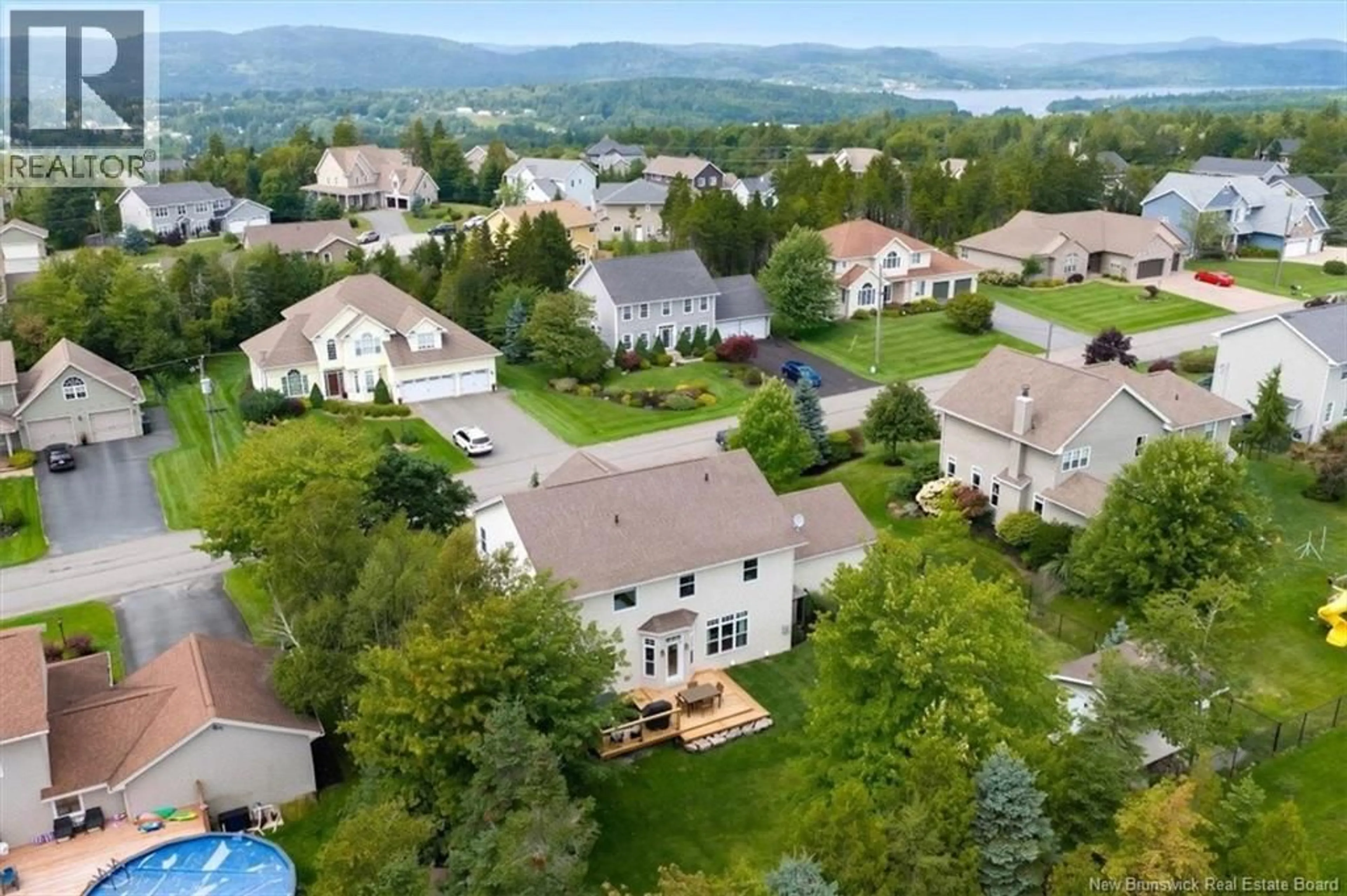 A pic from outside/outdoor area/front of a property/back of a property/a pic from drone, mountain view for 38 SHORNECLIFF DRIVE, Quispamsis New Brunswick E2E6G2