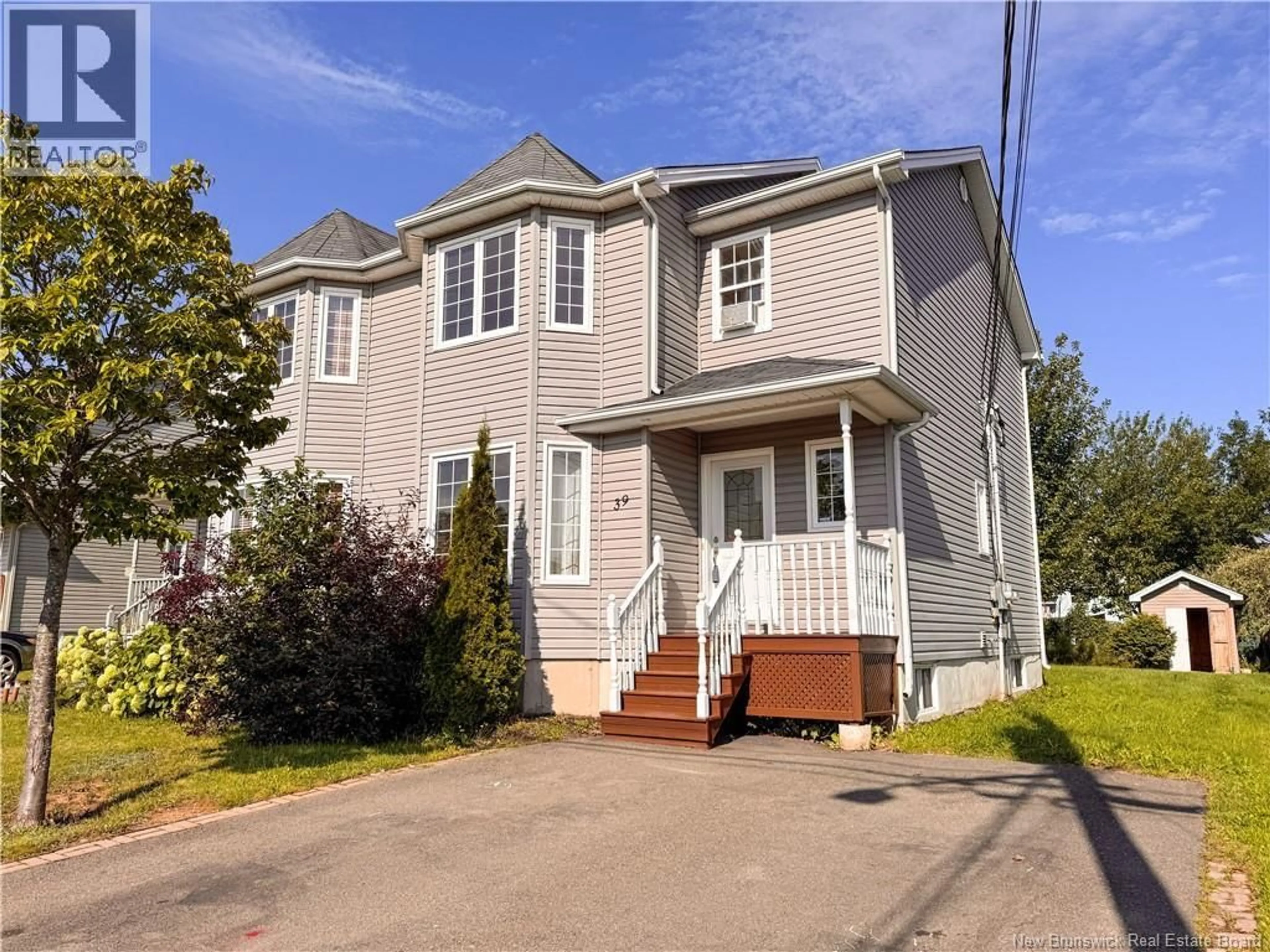 Home with vinyl exterior material, street for 39 CHRISTOPHER CRESCENT, Moncton New Brunswick E1G0A4