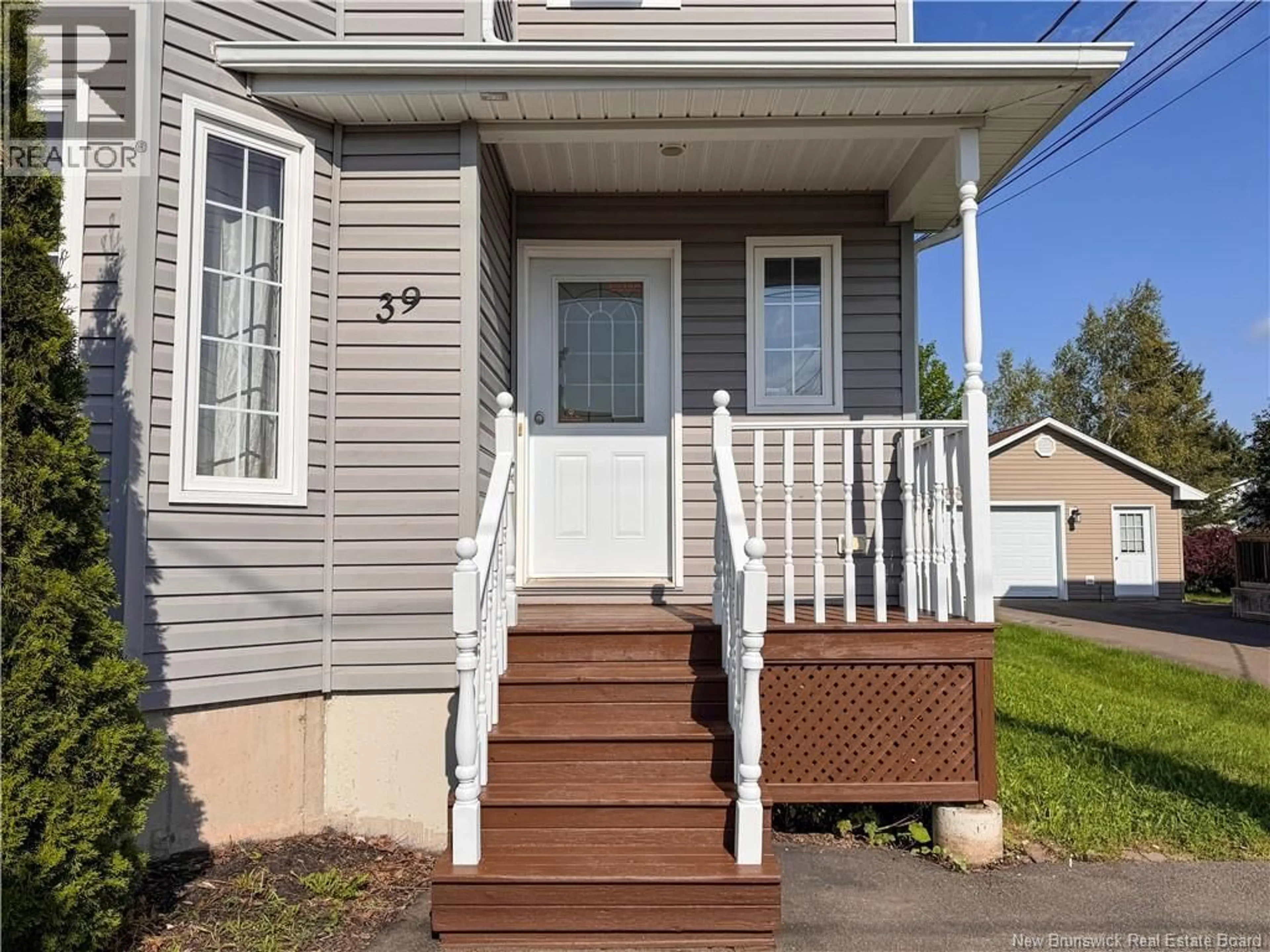 Home with vinyl exterior material, street for 39 CHRISTOPHER CRESCENT, Moncton New Brunswick E1G0A4