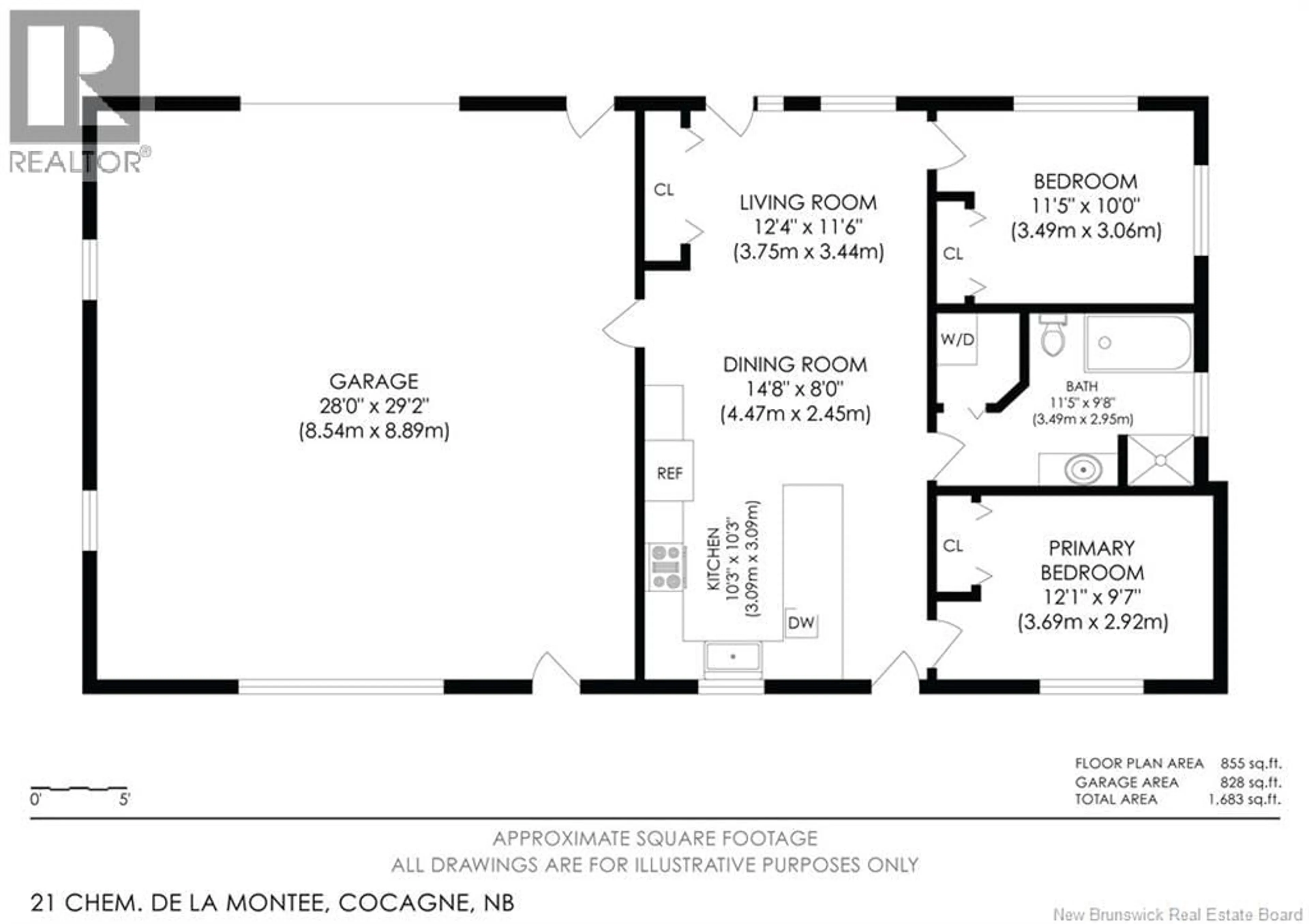 Floor plan for 21 DE LA MONTEE, Notre-Dame New Brunswick E4V0C9