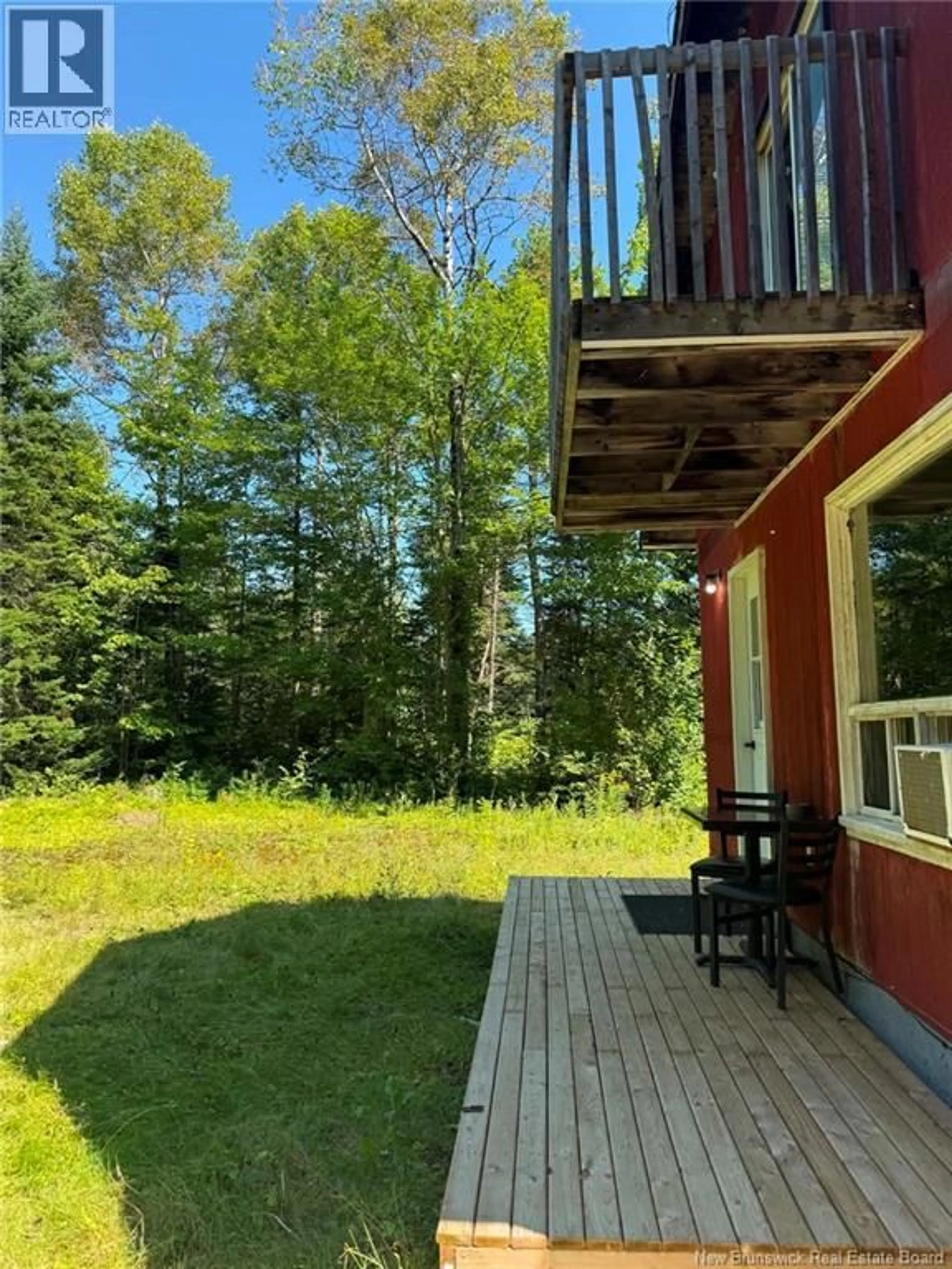Patio, forest/trees view for 691 WILLIAMSTOWN ROAD, Williamstown New Brunswick E1V5G3