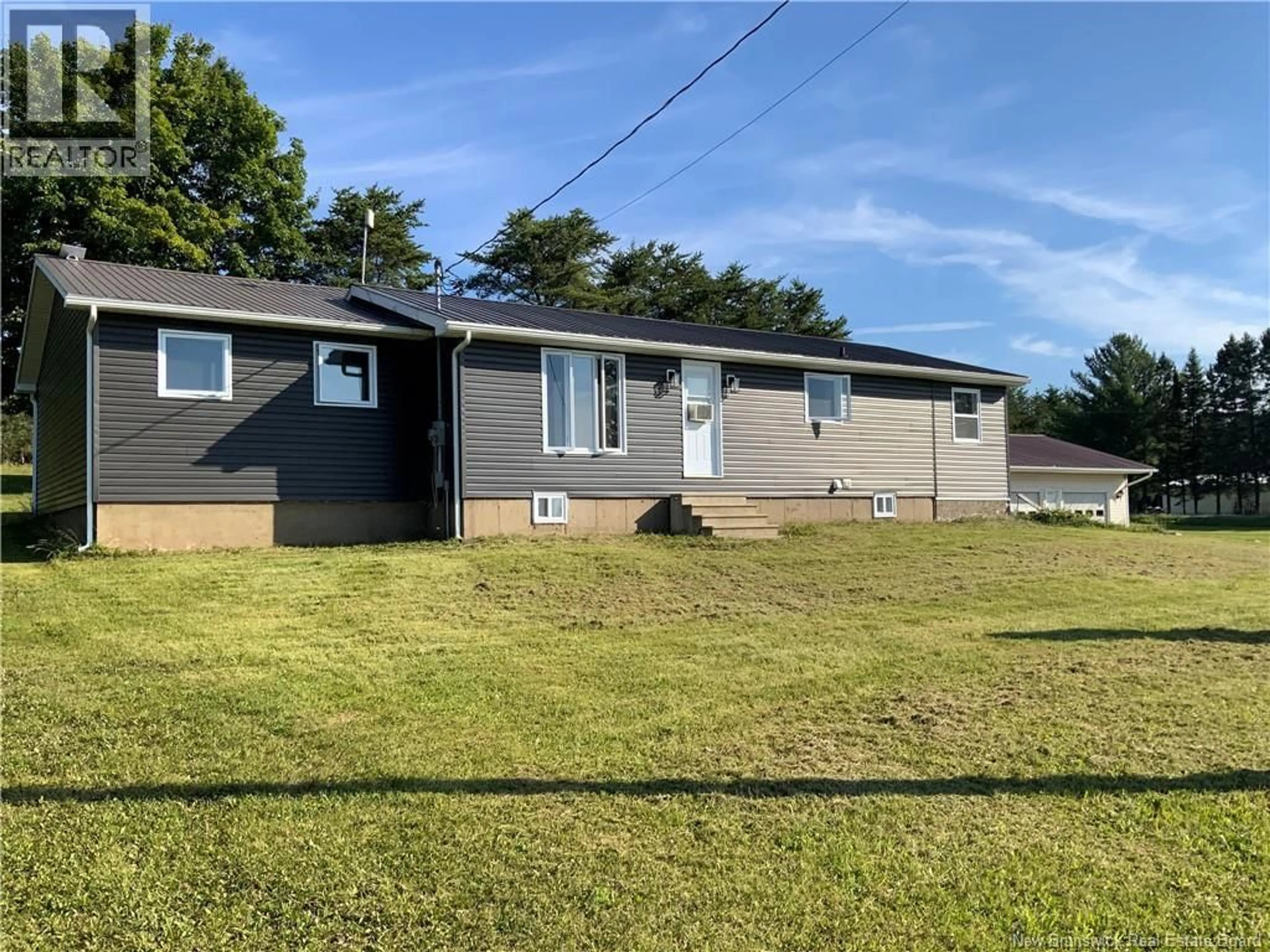 A pic from outside/outdoor area/front of a property/back of a property/a pic from drone, street for 4 LAMOREAUX ROAD, Greenfield New Brunswick E7L2Y1