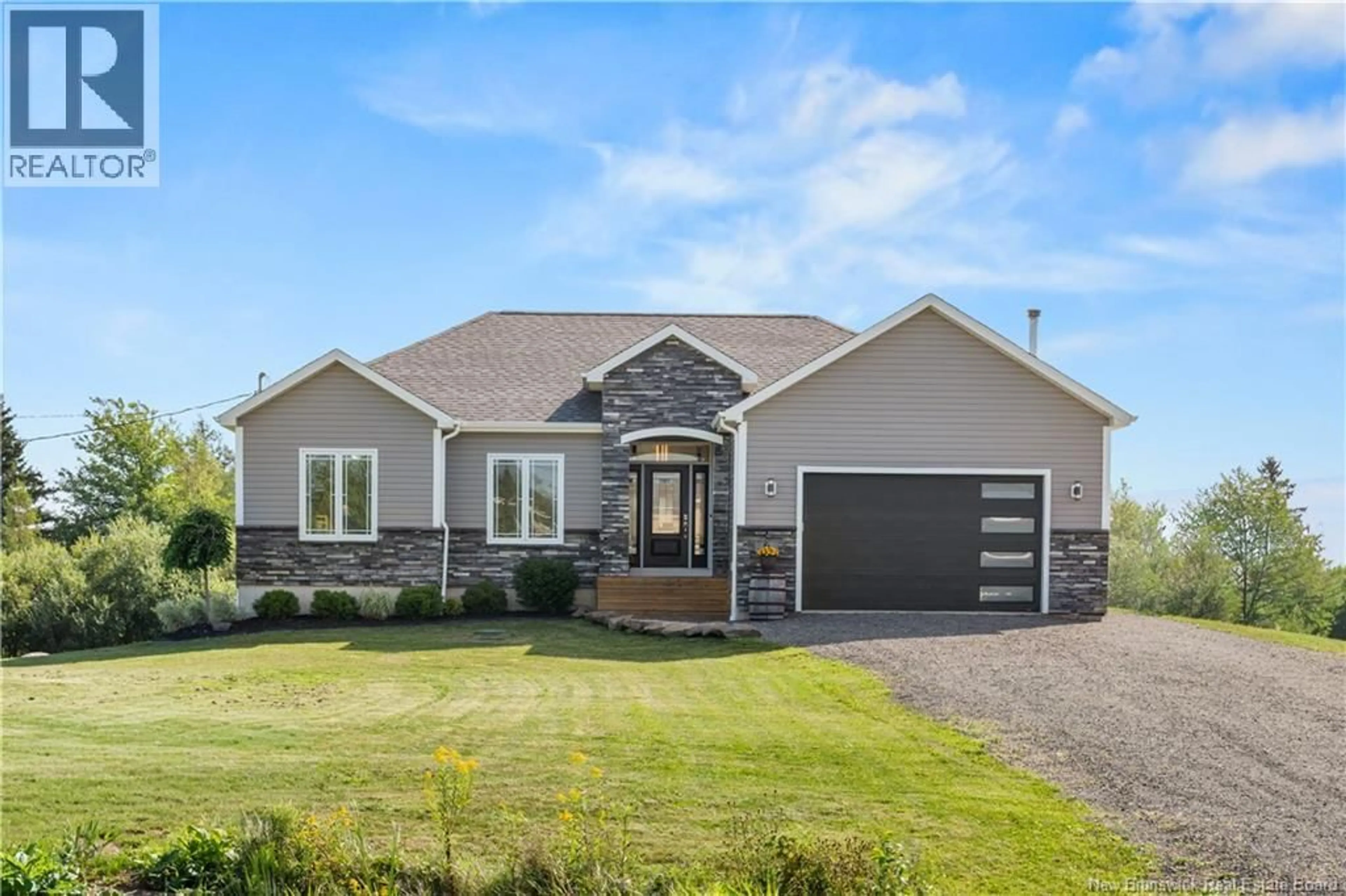 Home with vinyl exterior material, street for 6 TUCKER STREET, Upper Coverdale New Brunswick E1J0B4